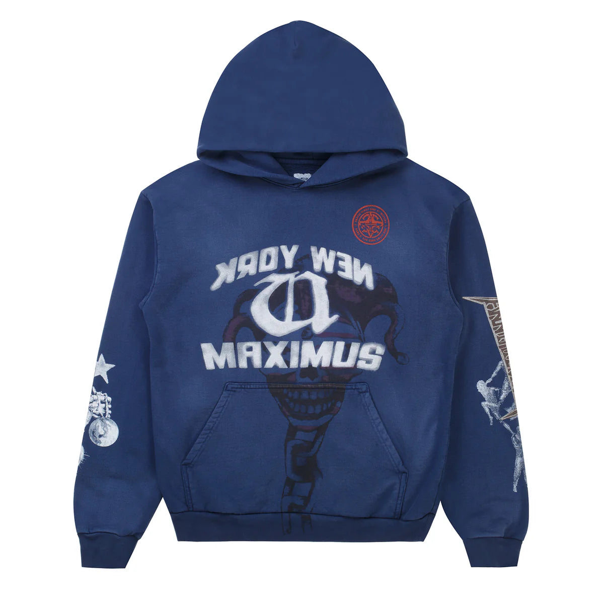 Travis Scott Hoodie Metlife “Blue”