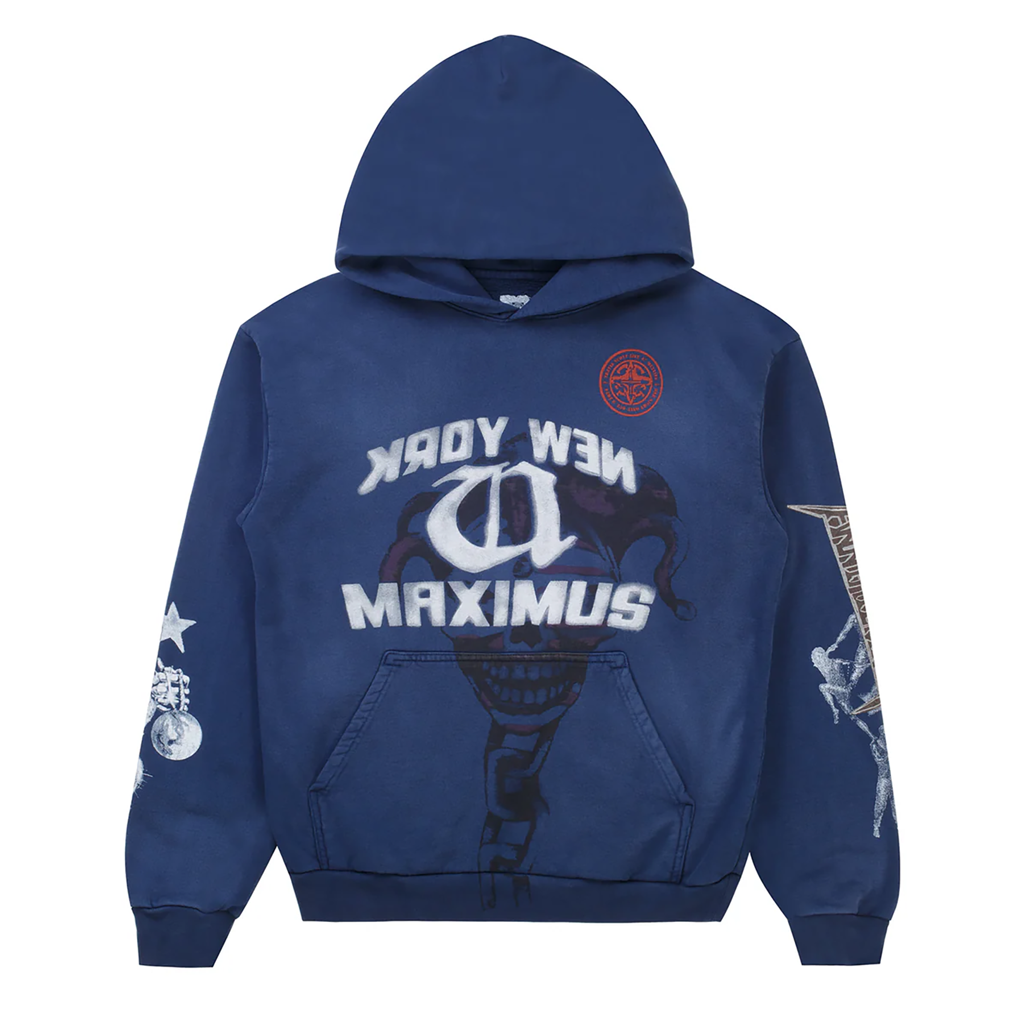 Travis Scott Hoodie Metlife “Blue”