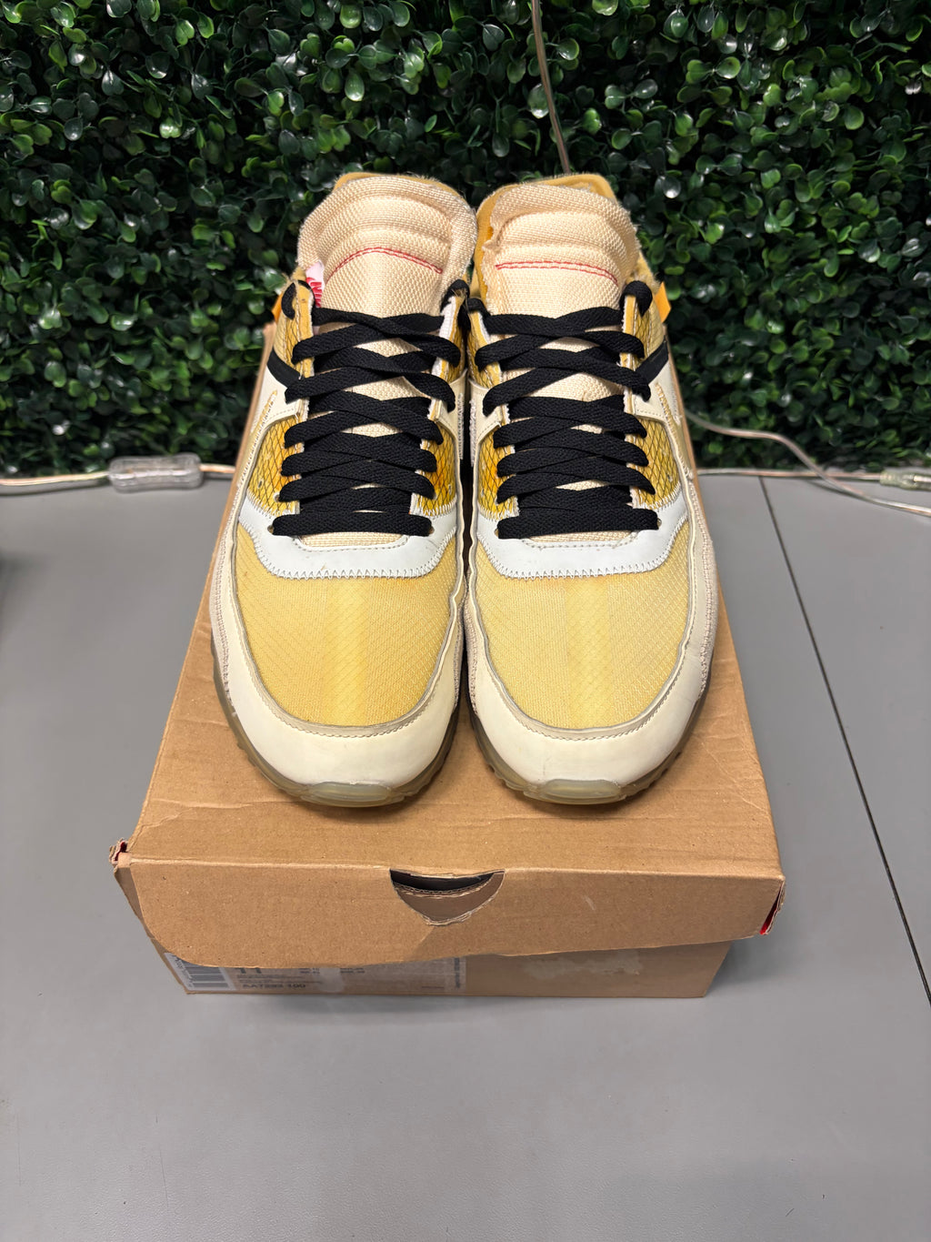 Nike Air Max 90 "Off-White" Size 11 Preowned
