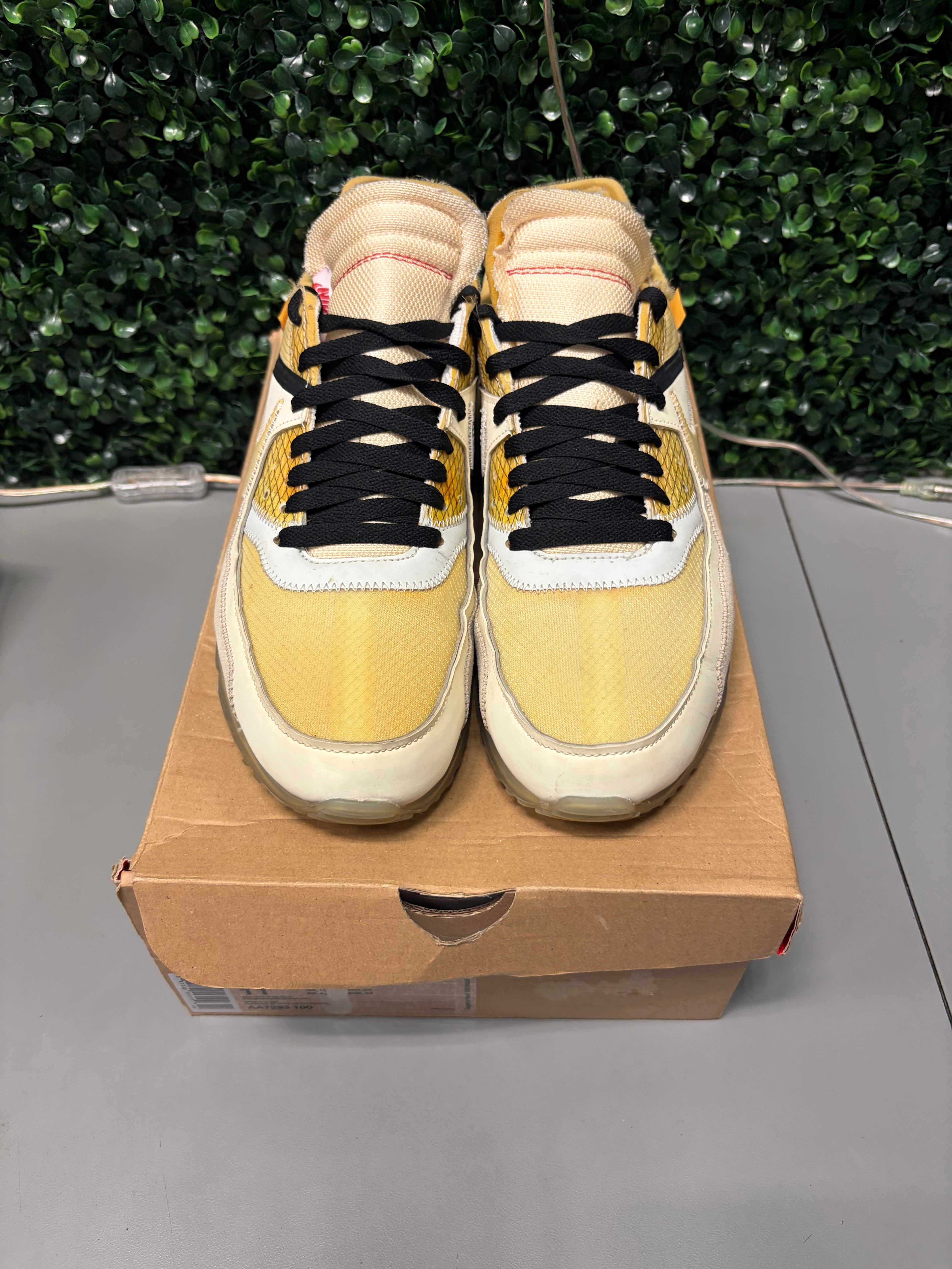 Nike Air Max 90 "Off-White" Size 11 Preowned