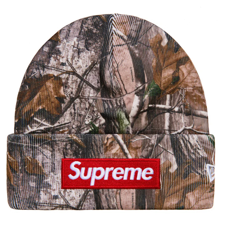 Supreme New Era Box Logo Beanie (FW25) "Real Tree Camo"