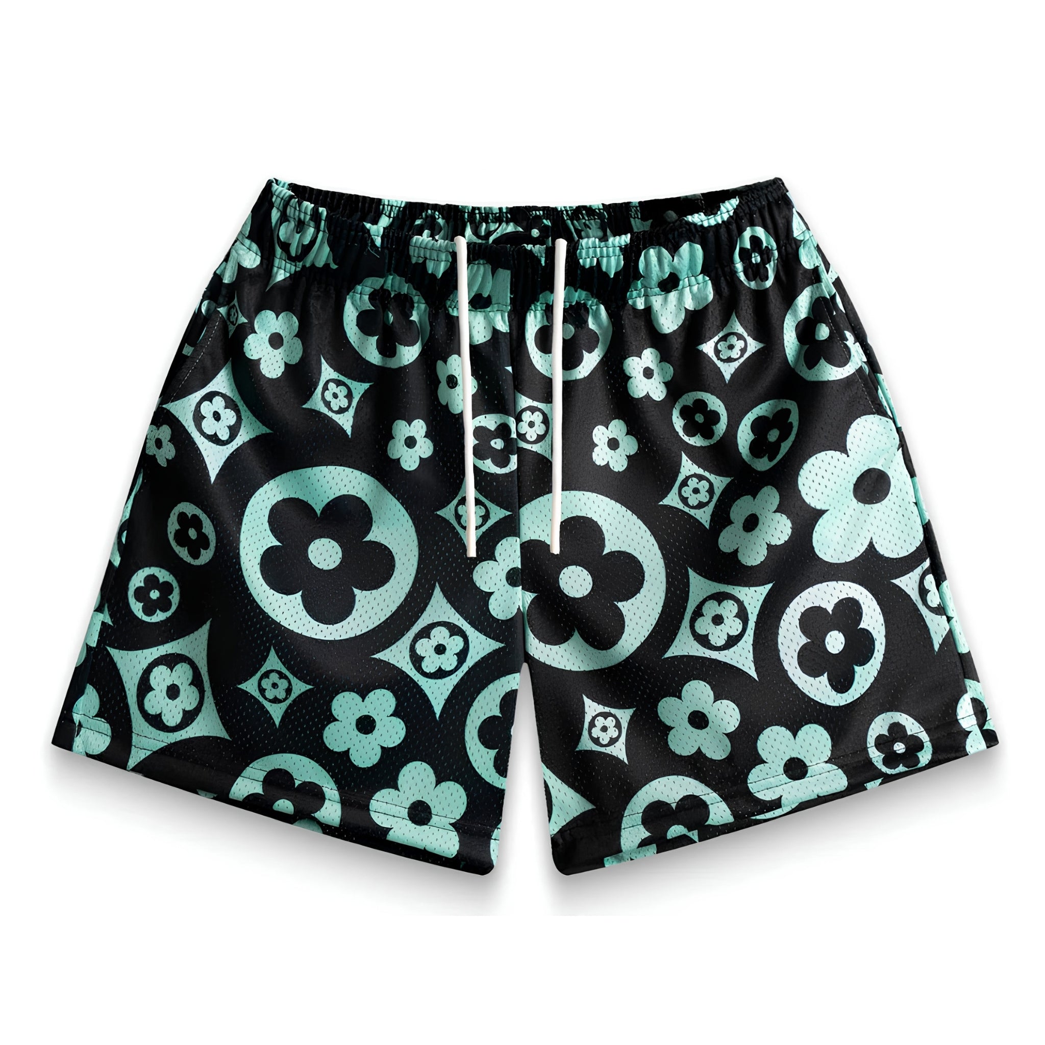 Bravest Studios "Menthol Flower Shorts"