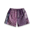 Bravest Studios "Purple Patchwork Paisley Shorts"