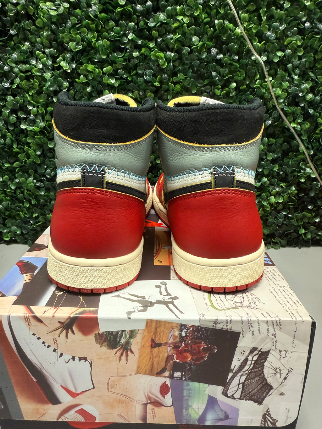 Jordan 1 High X Union "Chicago Shadow" Size 8.5 Preowned