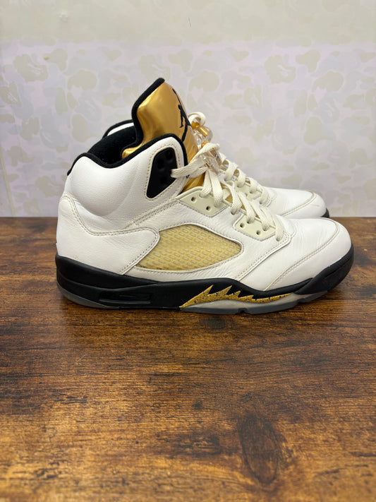 Jordan 5 “Olympic” Size 10 Preowned No Box