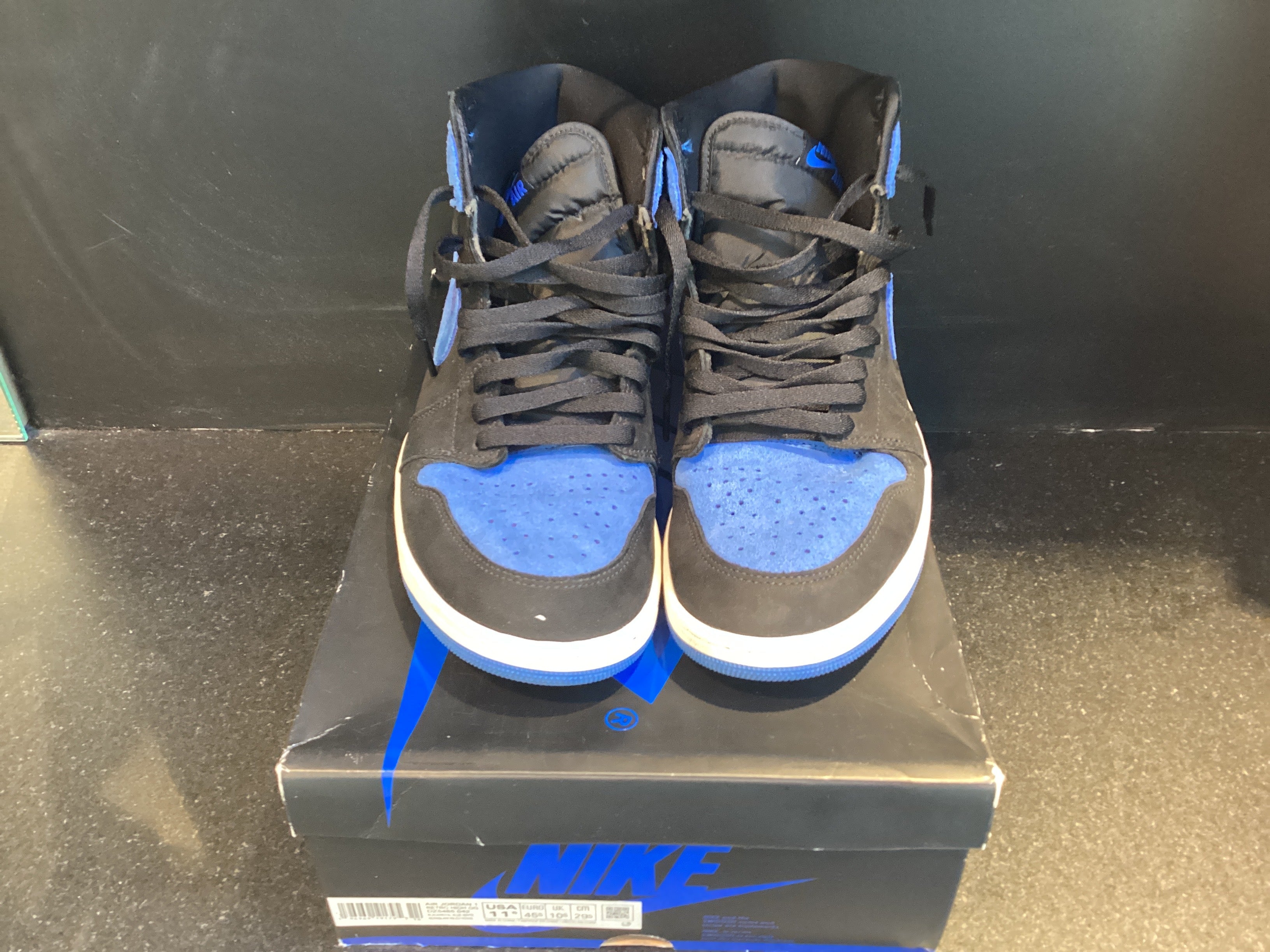 Jordan 1 High “Royal Reimagined” Preowned Size 11.5