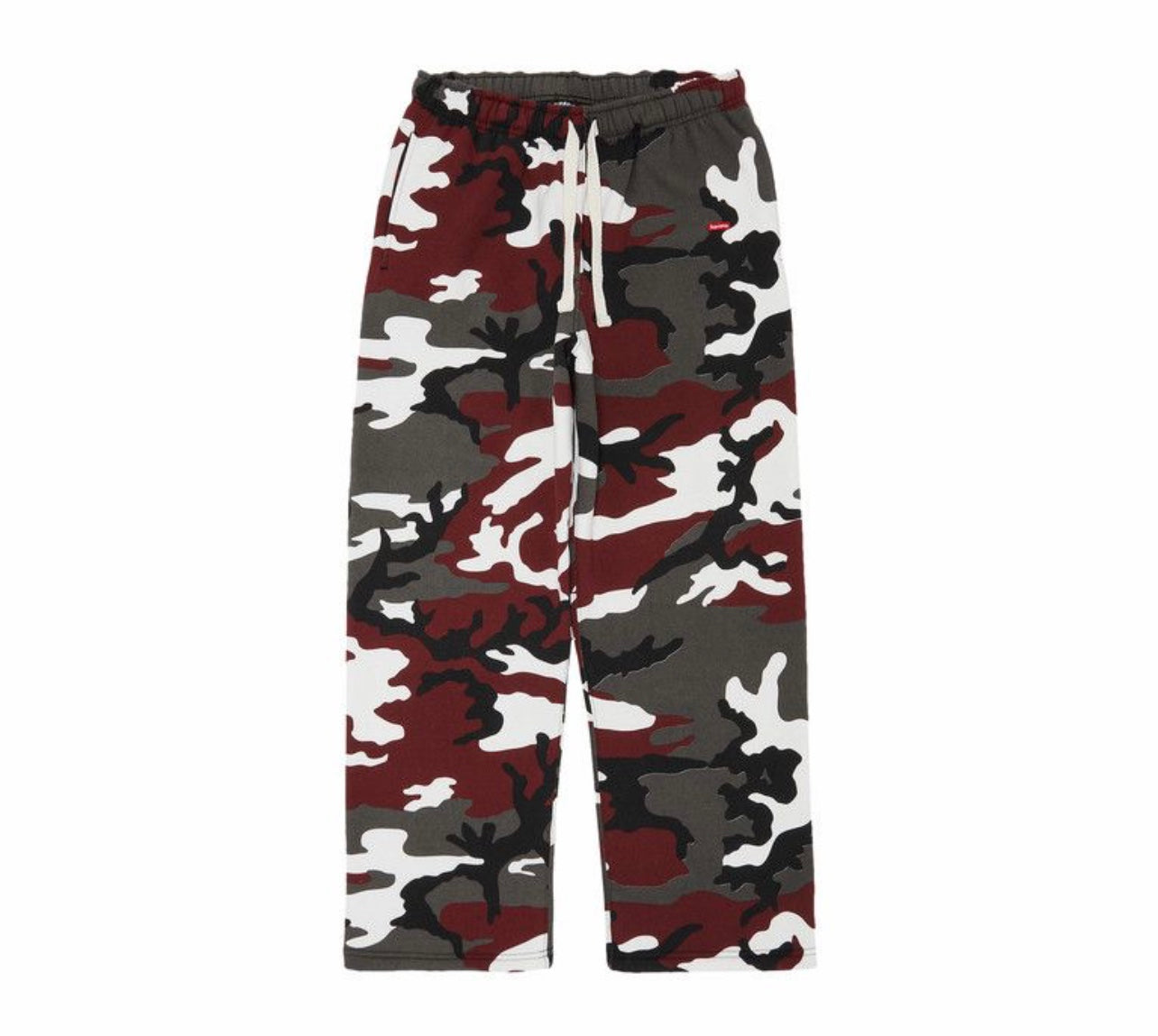 Supreme Small Box Drawcord Full-set “Red Camo”