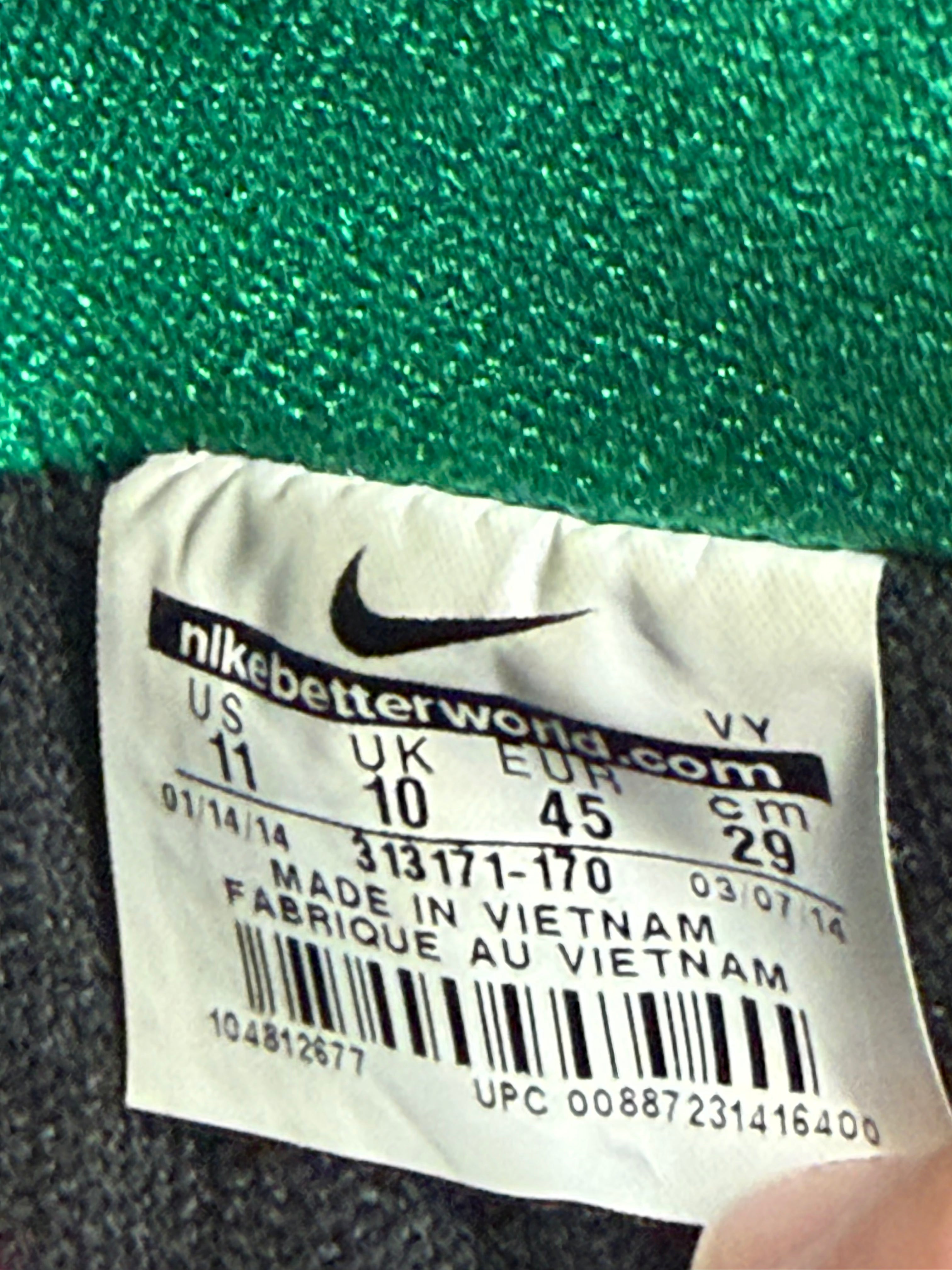 Nike SB Dunk High Black Sheep "Paid in Full" (GUCCI) Size 11 Preowned