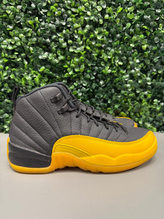 Jordan 12 "Black University Gold" Size 6.5Y Preowned