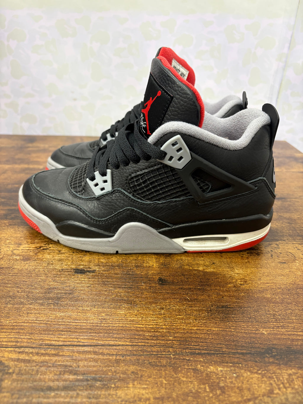 Jordan 4 “Bred Reimagined” Size 5.5Y Preowned No Box