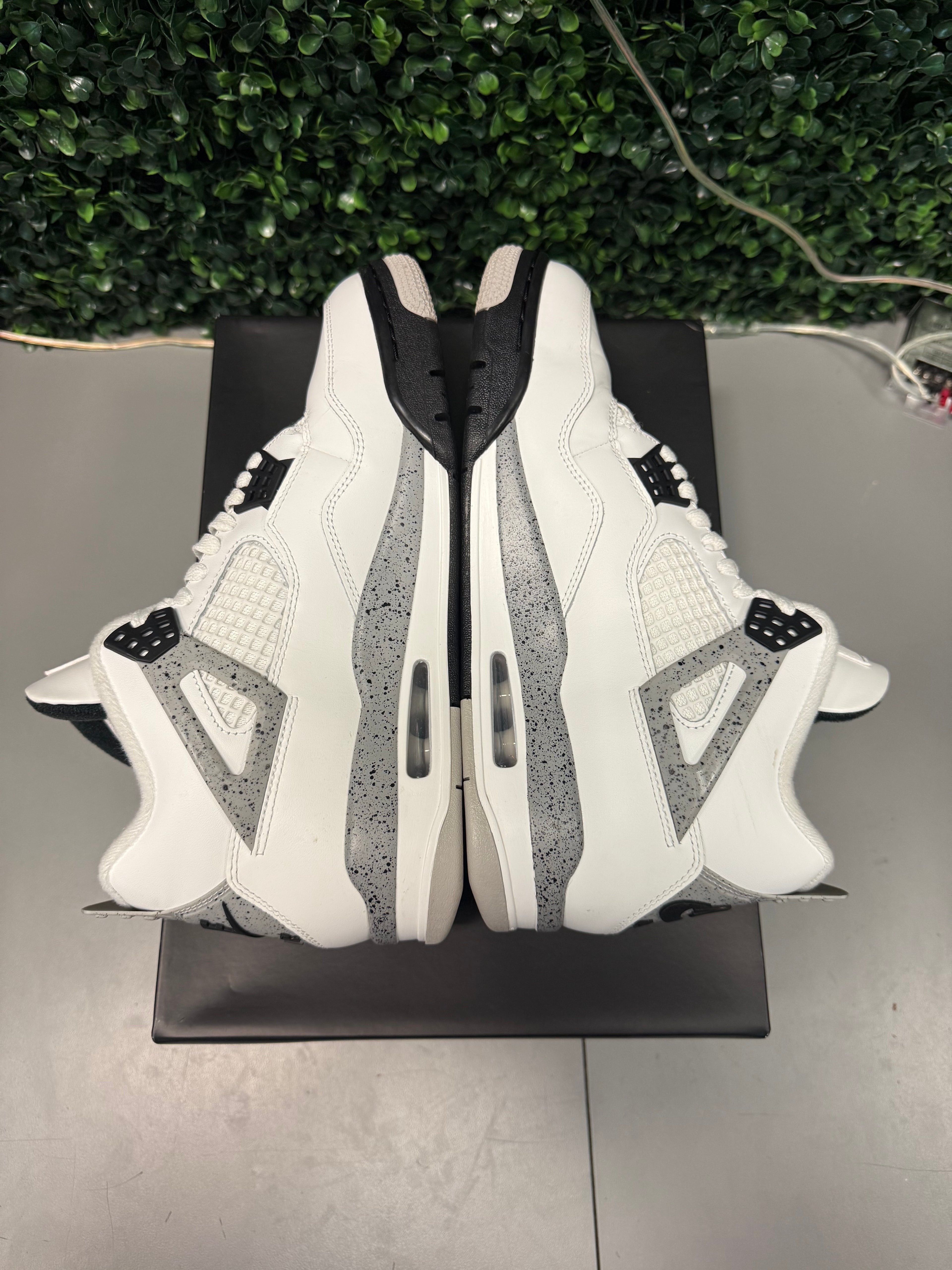 Jordan 4 "White Cement 2024" Size 9.5 Preowned