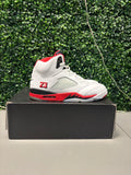 Jordan 5 Retro "Fire Red Black Tongue" (2025) Size 13 Preowned