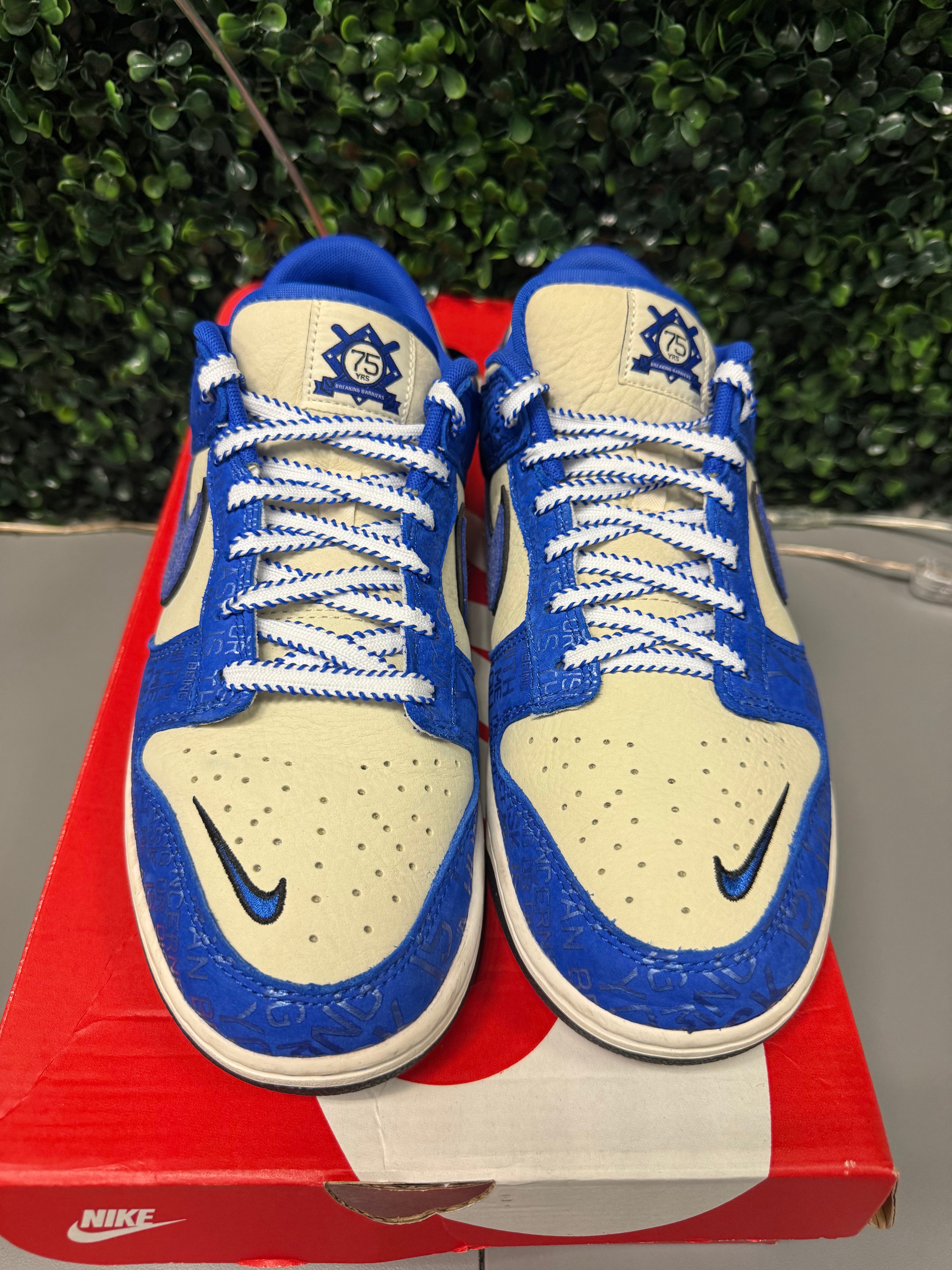 Nike Dunk Low "Jackie Robinson" Size 10.5 Preowned