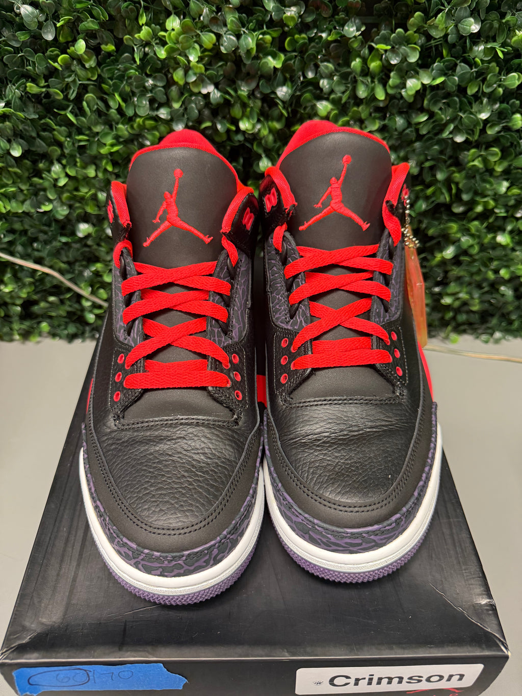 Jordan 3 "Crimson" Size 10 Preowned