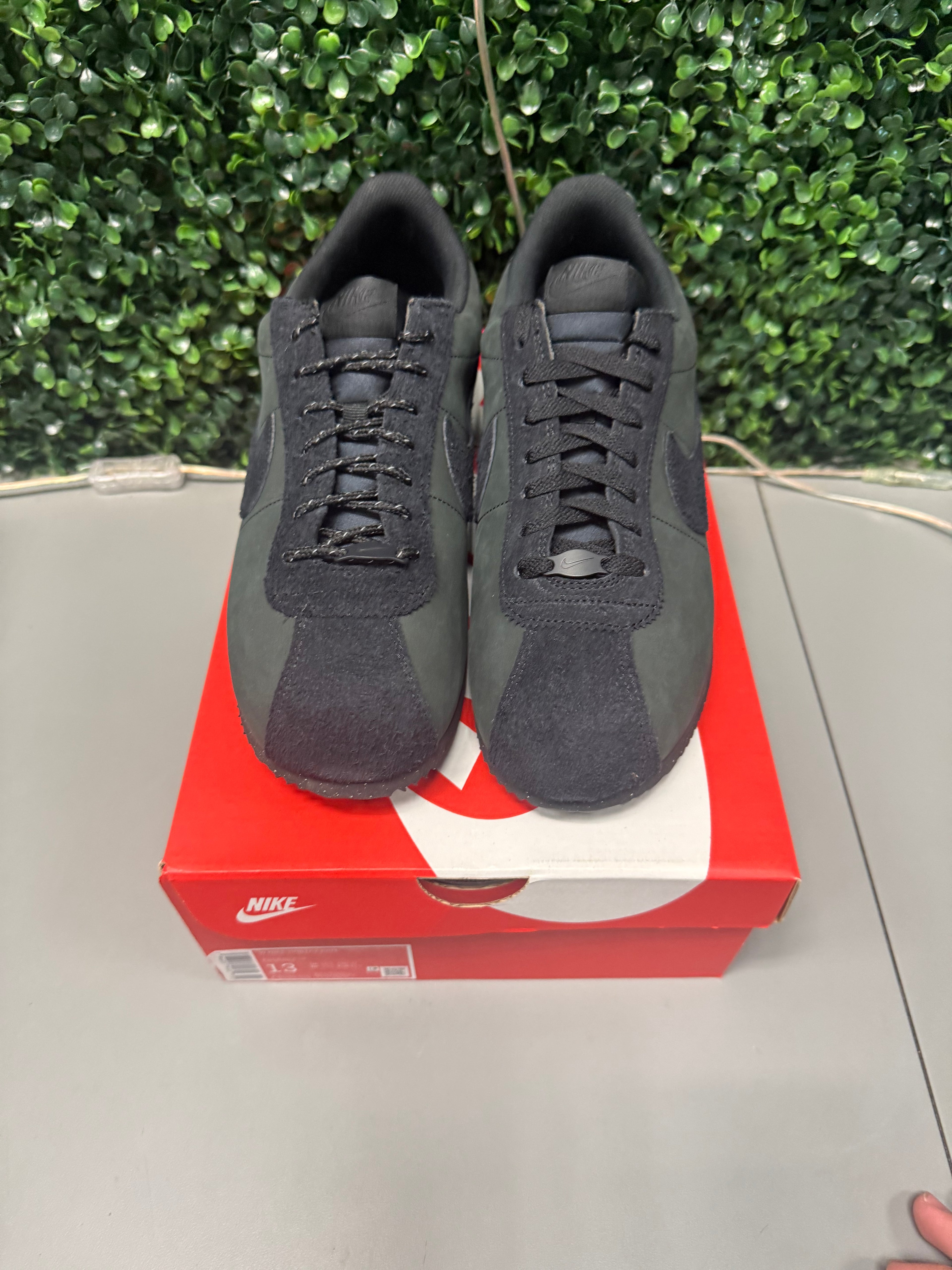 Nike Cortez PRM "Great Outdoors Triple Black" Size 13W / 11.5M Preowned
