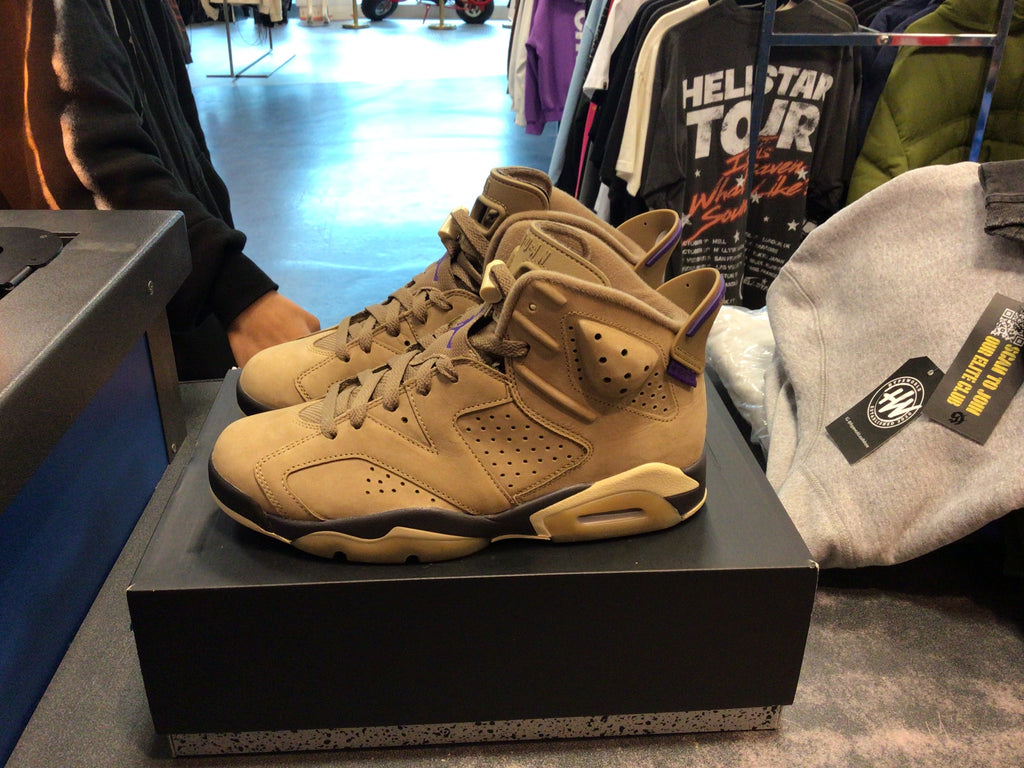 Jordan 6 Retro “Gore-Tex Brown Kelp” 8M/9.5W