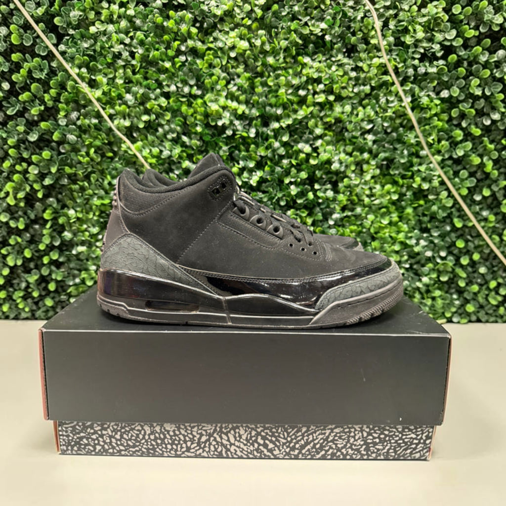 Jordan 3 "Black Cat" Size 13 Preowned
