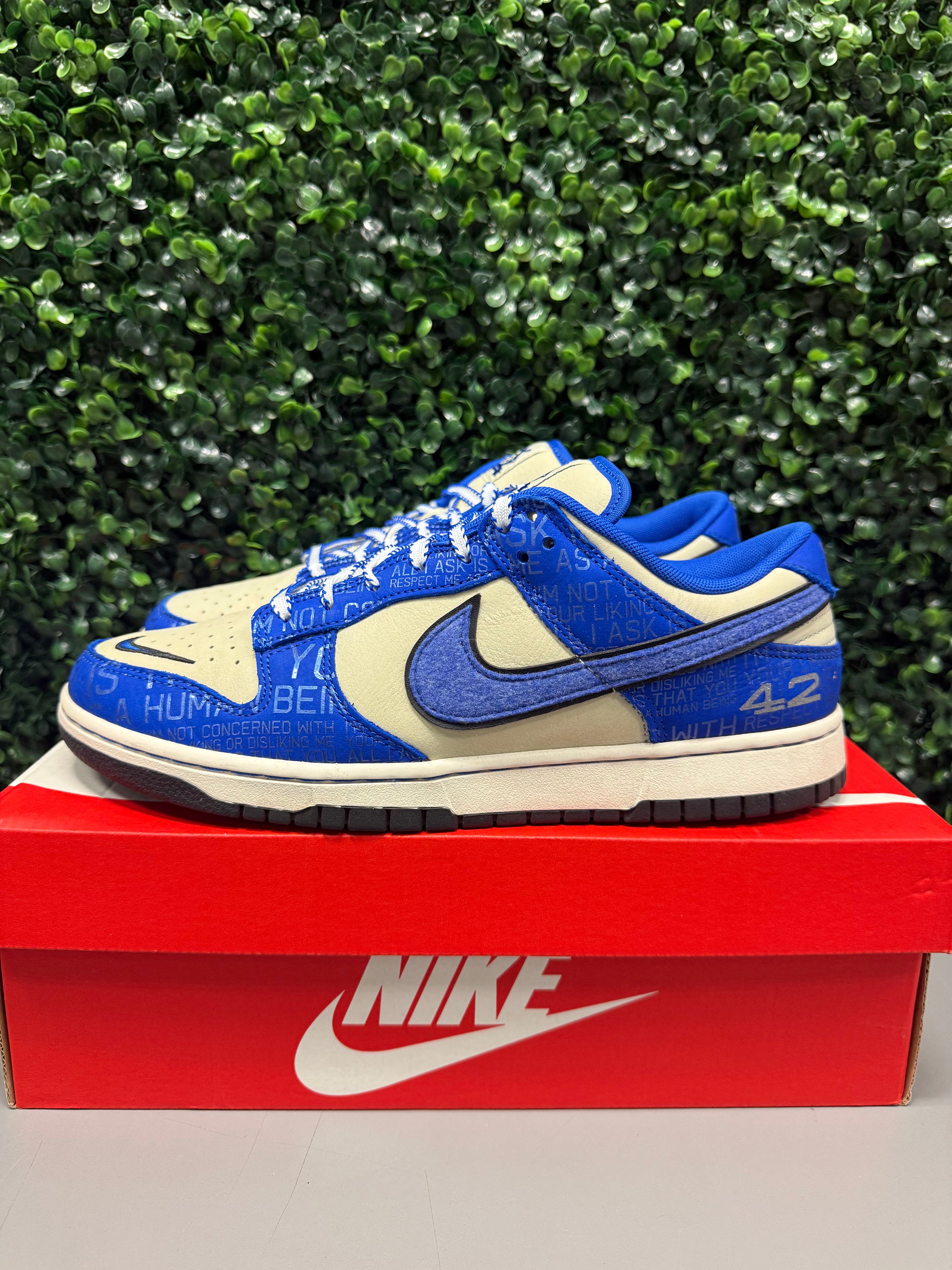Nike Dunk Low "Jackie Robinson" Size 10.5 Preowned