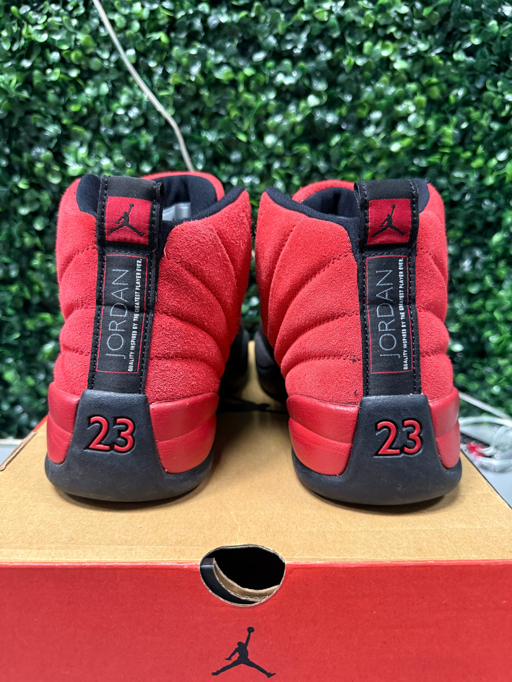 Jordan 12 "Reverse Flu Game" Size 9.5 Preowned