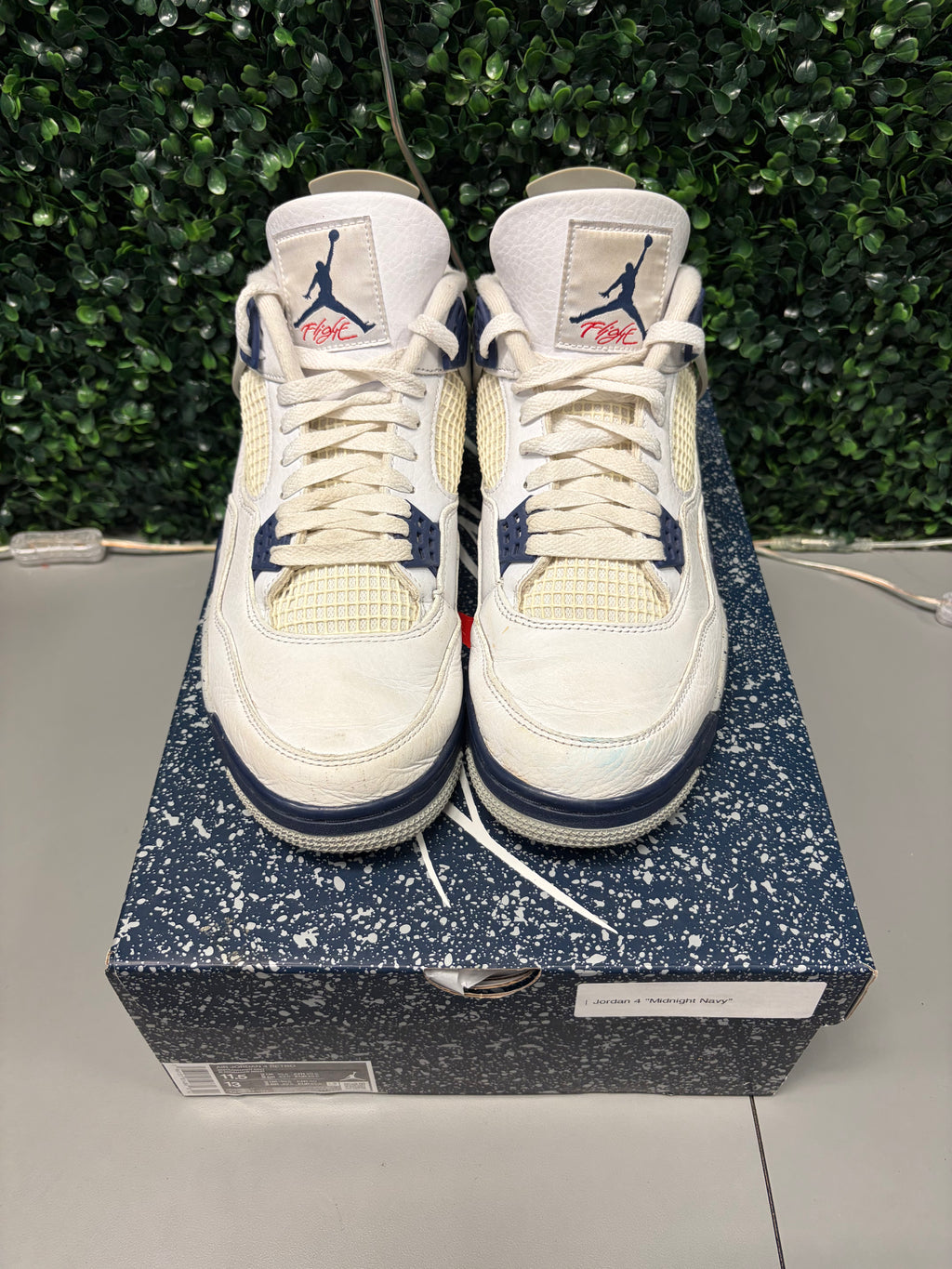 Jordan 4 "Midnight Navy" Size 11.5 Preowned
