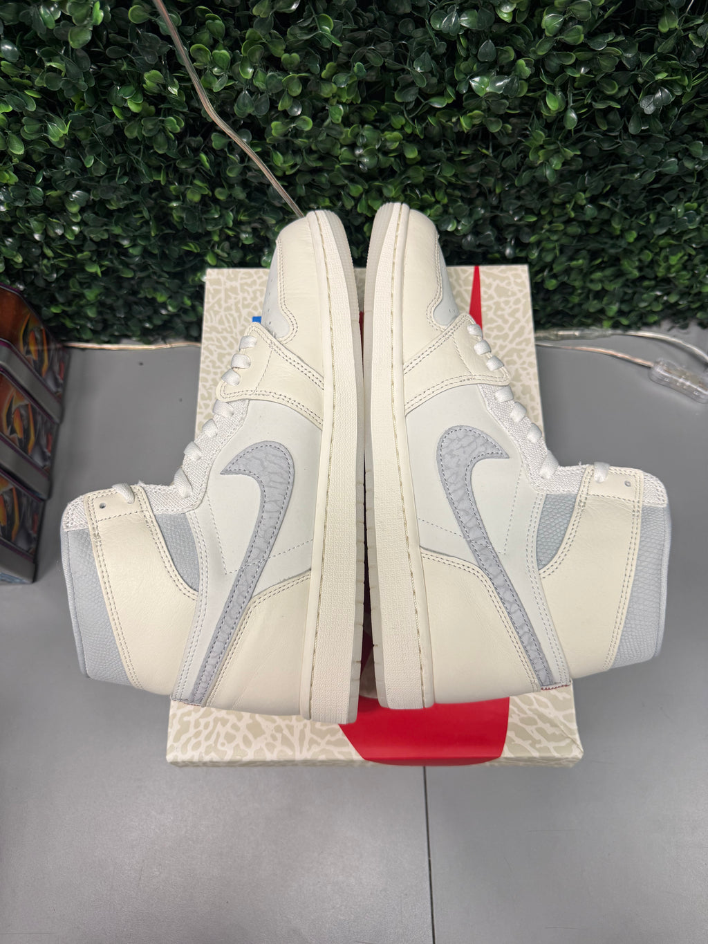 Jordan 1 High "Sail University Red" Size 13 Tried On