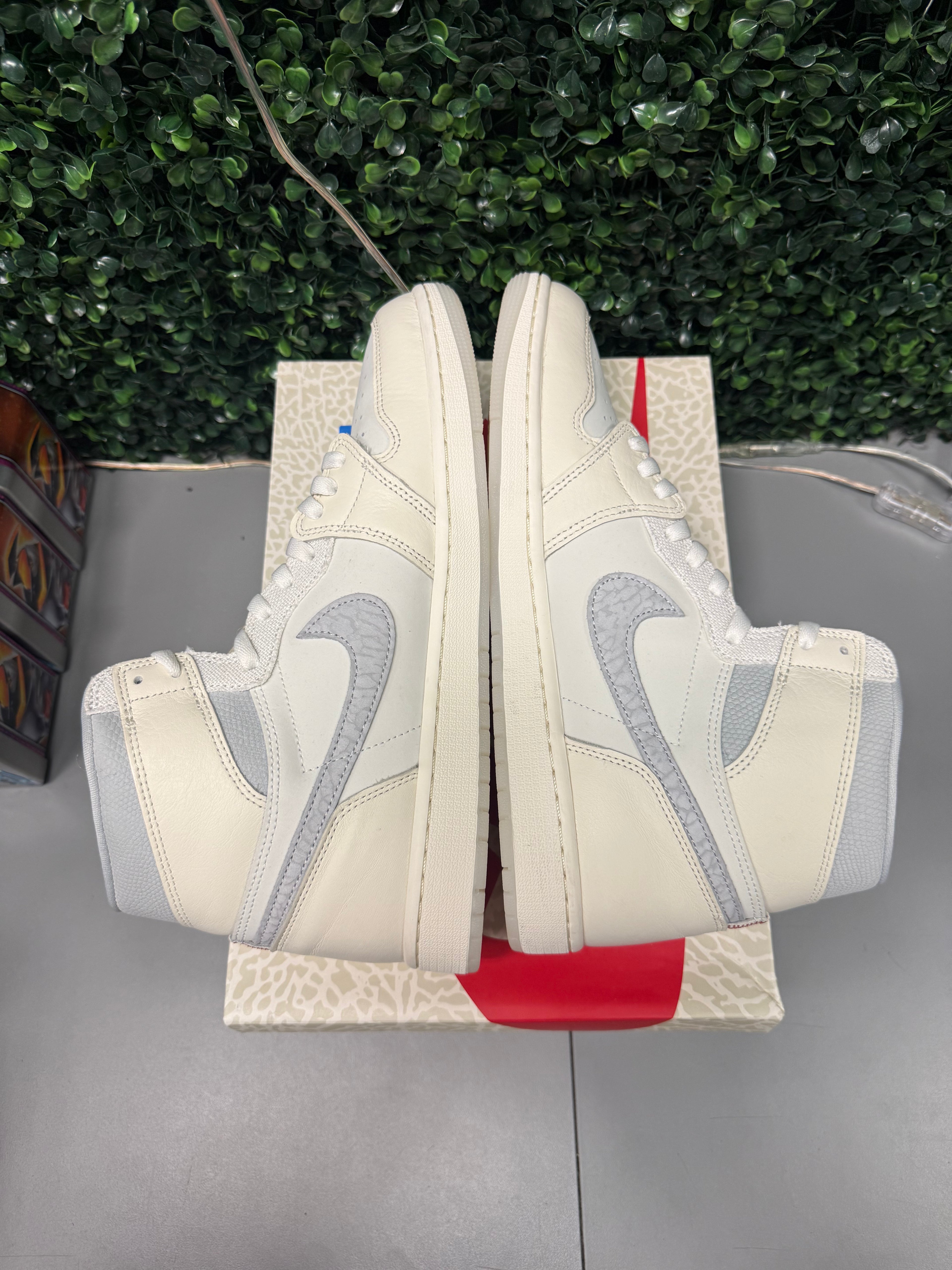 Jordan 1 High "Sail University Red" Size 13 Tried On