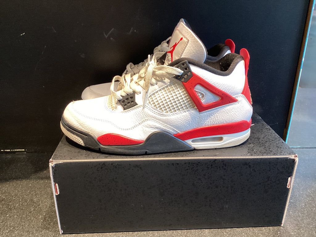 Jordan 4 “Red Cement” Pre Owned Size 10.5