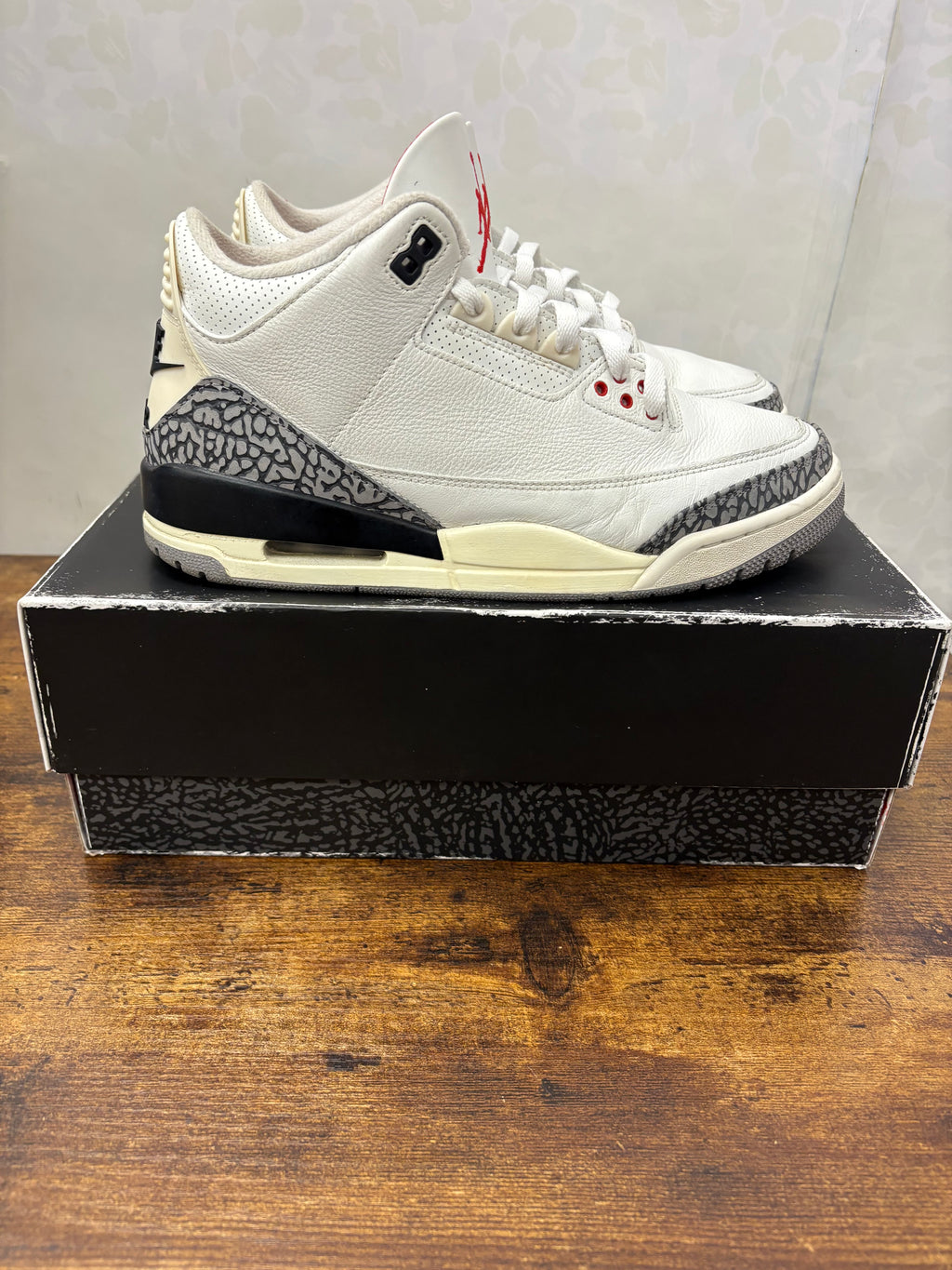 Air Jordan 3 “White Cement” Preowned Size 9.5M