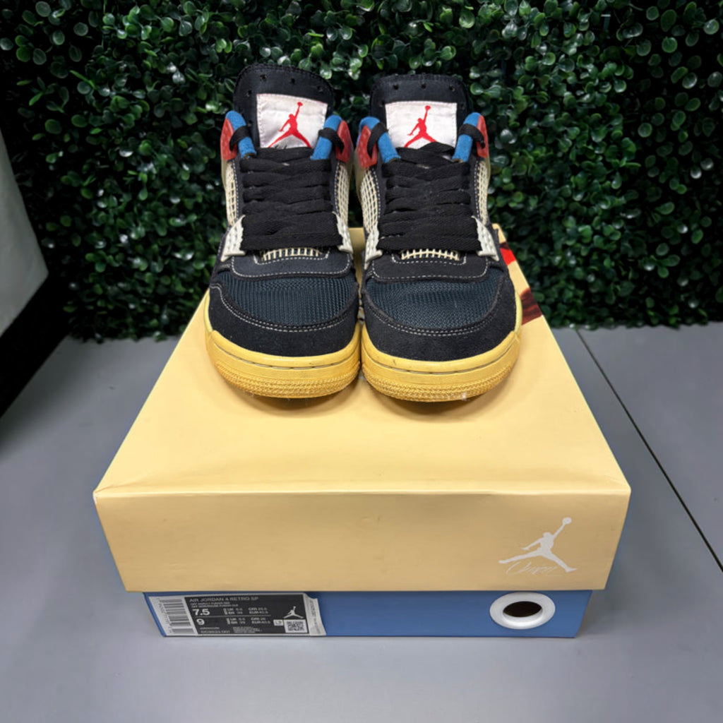 Jordan 4 X Union "Off Noir" Size 7.5 Preowned