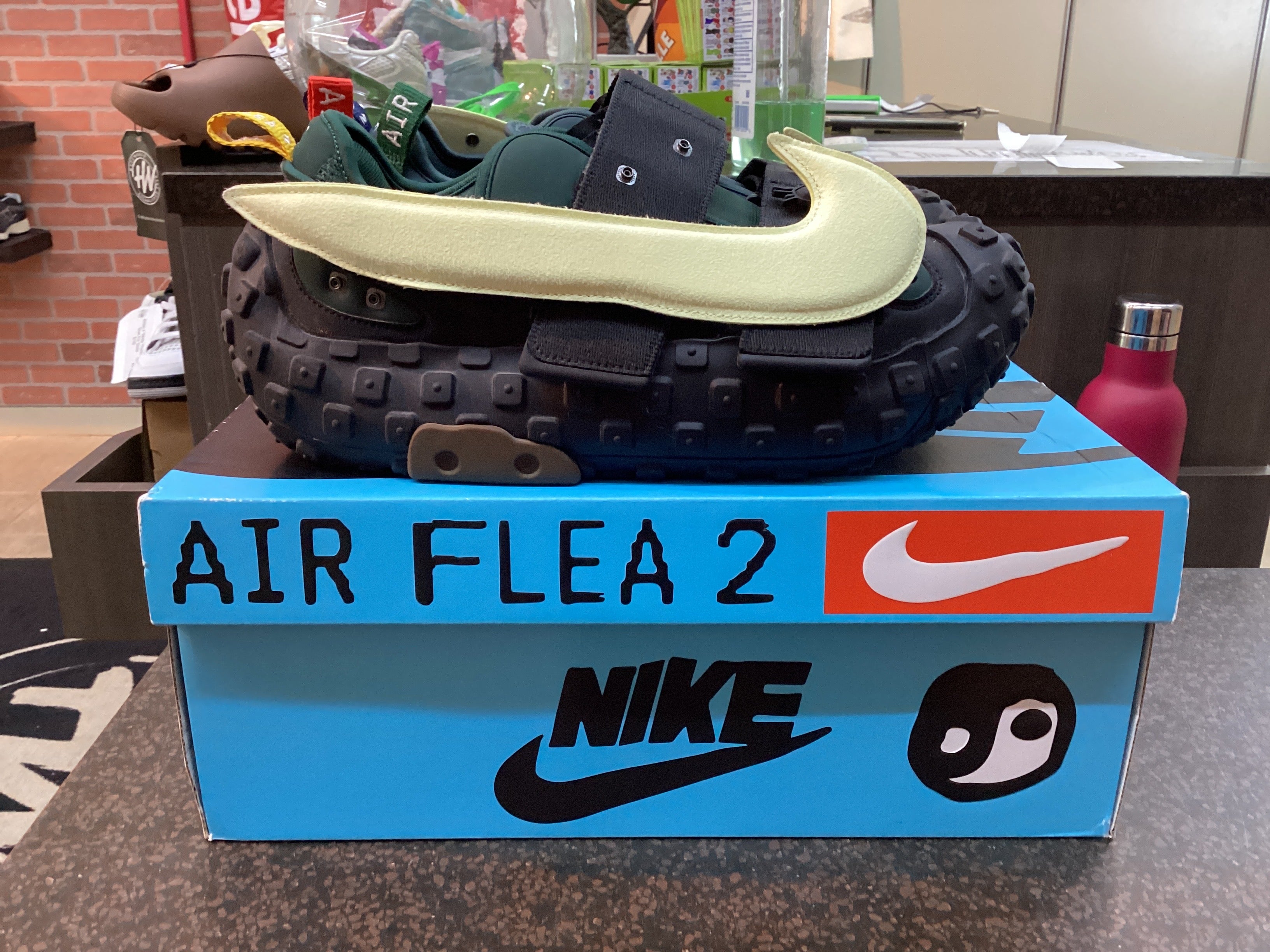Nike CPFM Air Flea 2 “Faded Spruce” Preowned Size 8