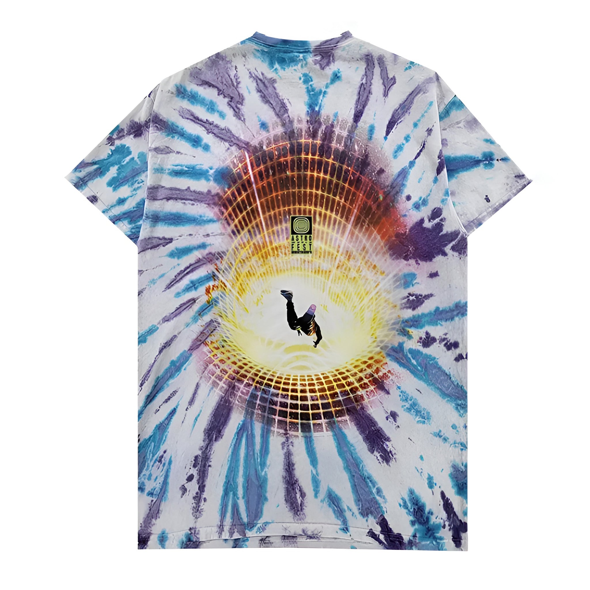 Cactus Jack by Travis Scott Flame Tee 'Tie Dye'