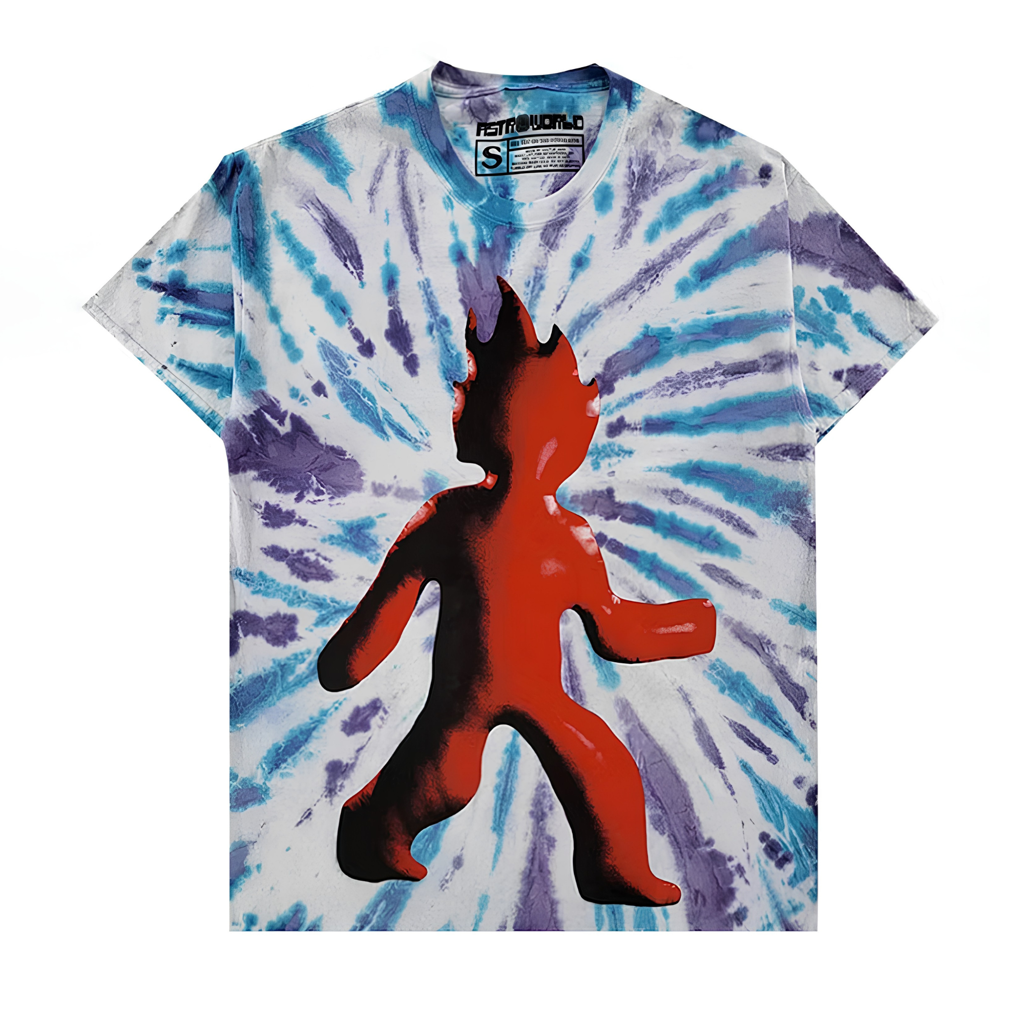 Cactus Jack by Travis Scott Flame Tee 'Tie Dye'