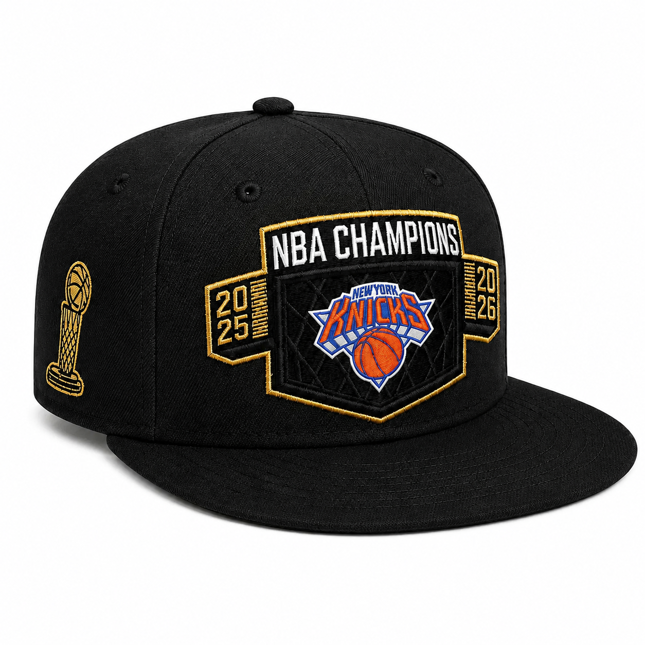 New York Knicks 2026 NBA Finals Champions 9FIFTY Snapback Hat Black