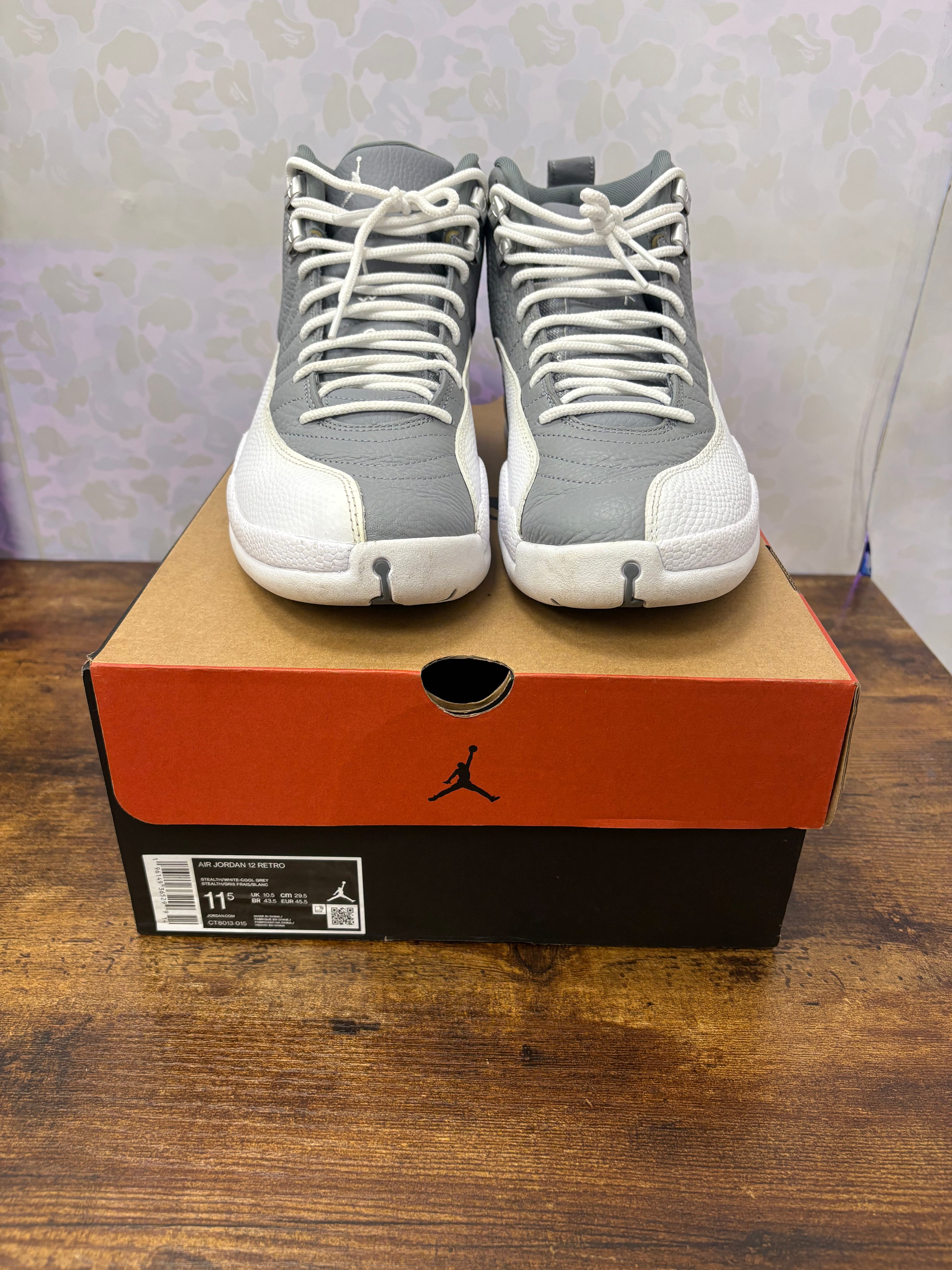 Jordan 12 “Stealth” Preowned Size 11.5
