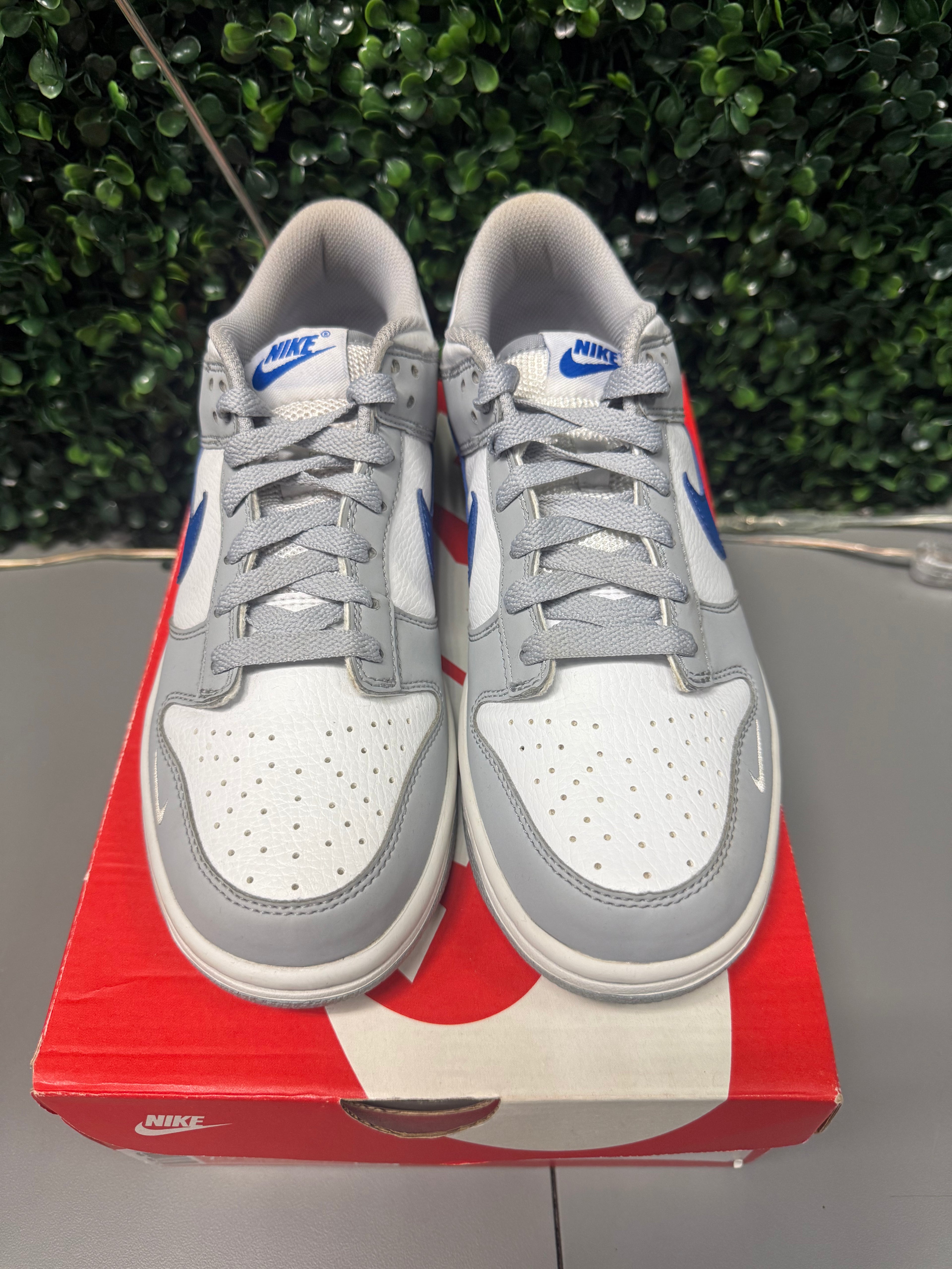 Nike Dunk Low "Wolf Grey Royal" Size 7Y / 8.5W Preowned