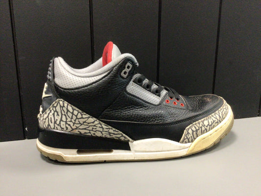 Jordan 3 “Black Cement” Size 10.5 Preowned