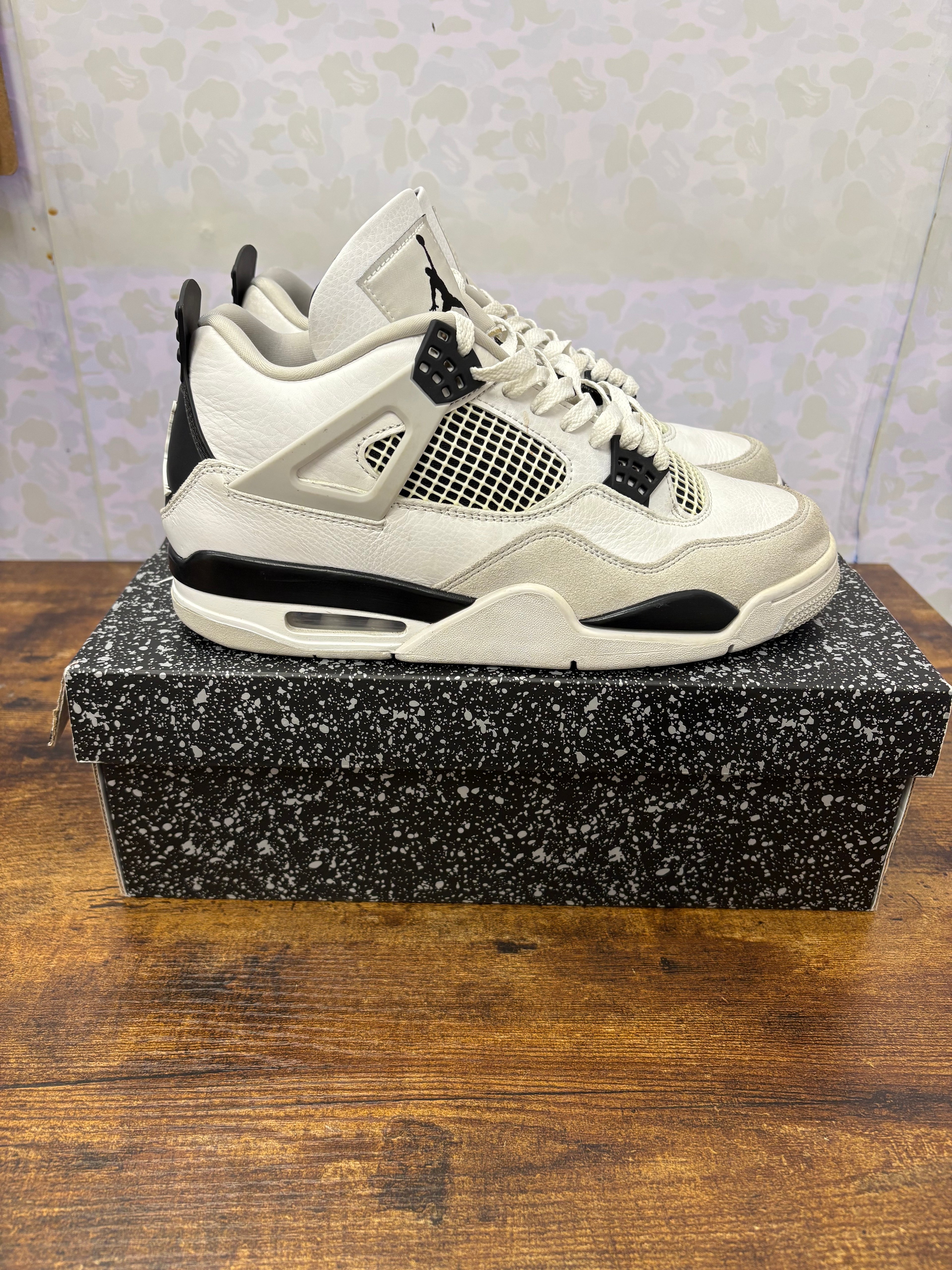 Jordan 4 “Military Black” Preowned Size 10