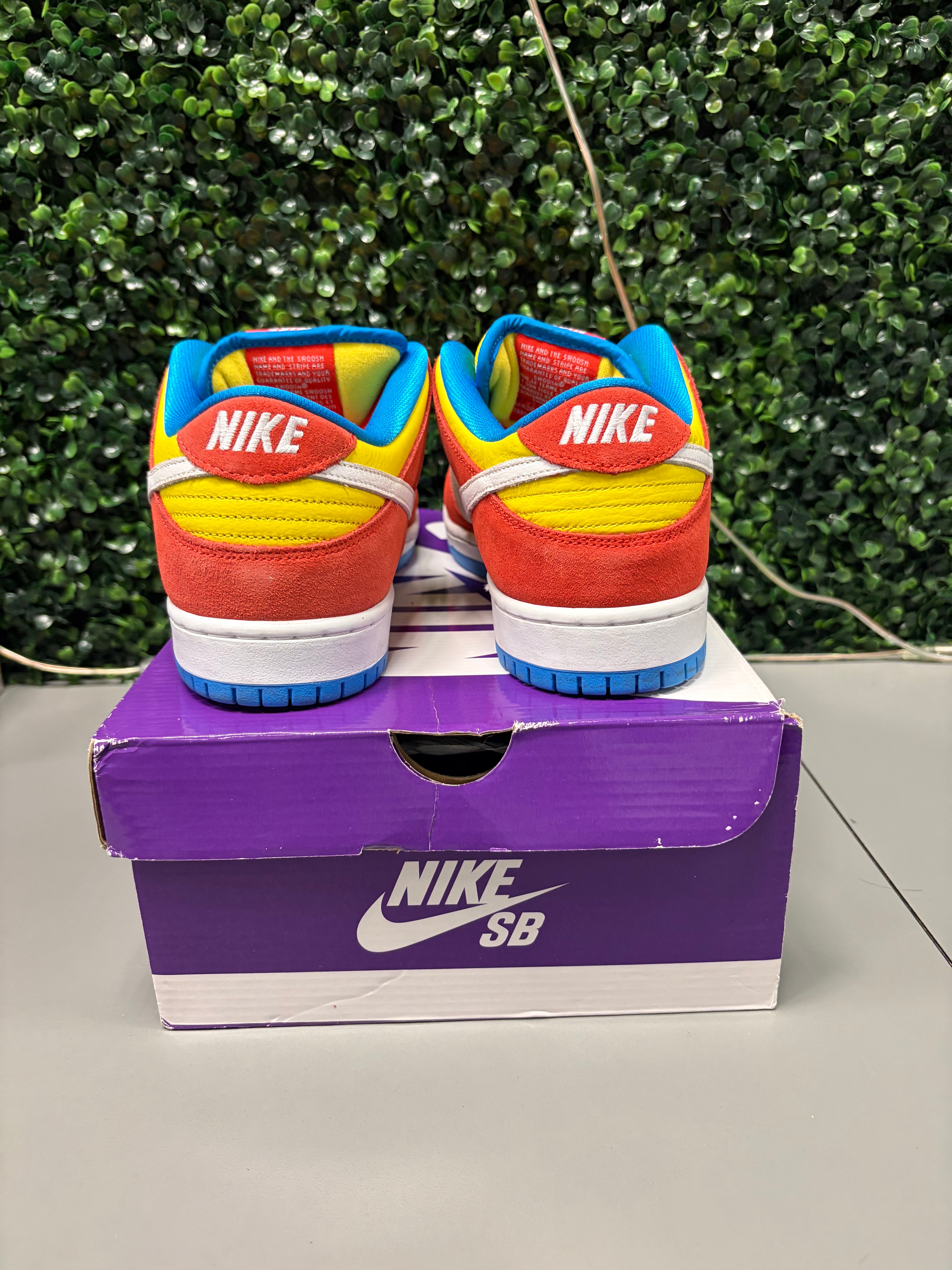 Nike SB Dunk Low Pro "Bart Simpson" Size 10.5 Preowned