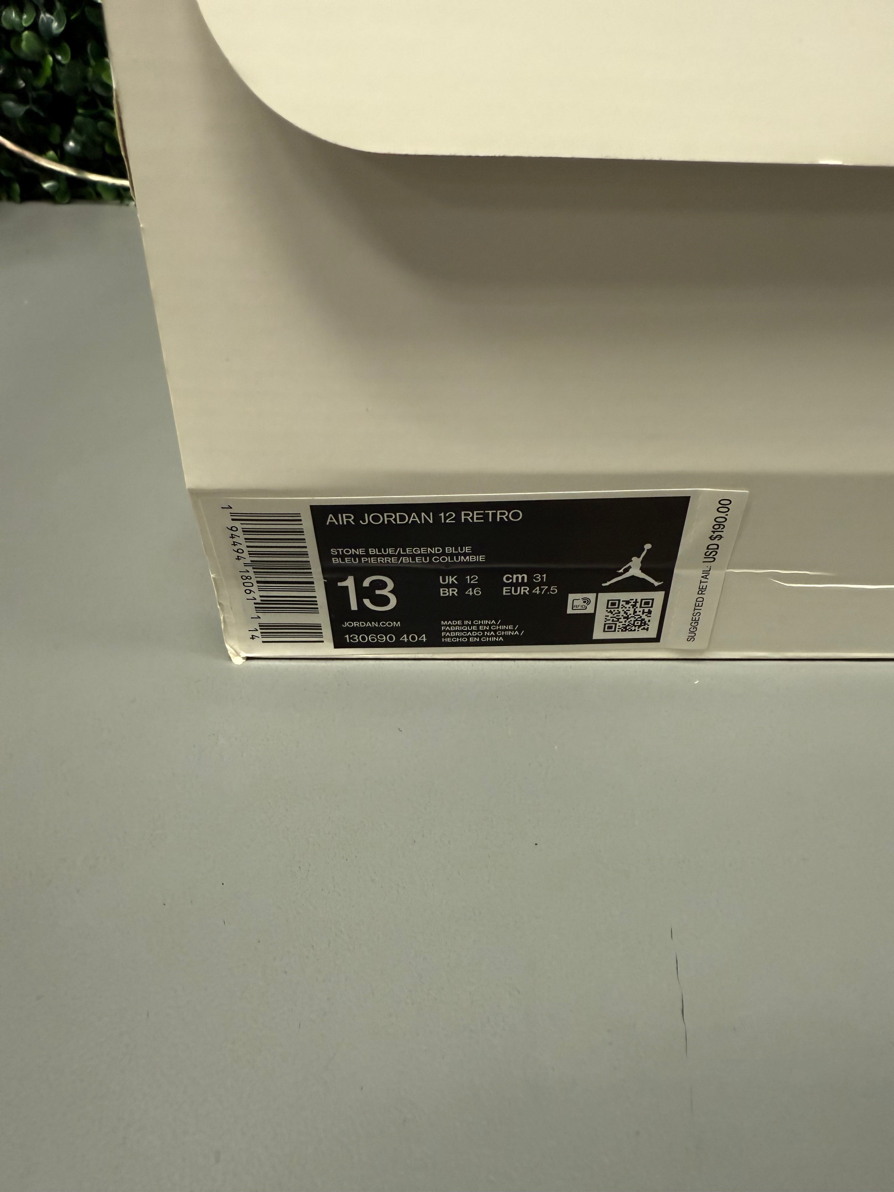 Jordan 12 Retro "Indigo" Size 13 Preowned