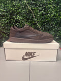 Jordan 1 Retro Low OG SP Travis Scott "Velvet Brown" Size 12 Preowned