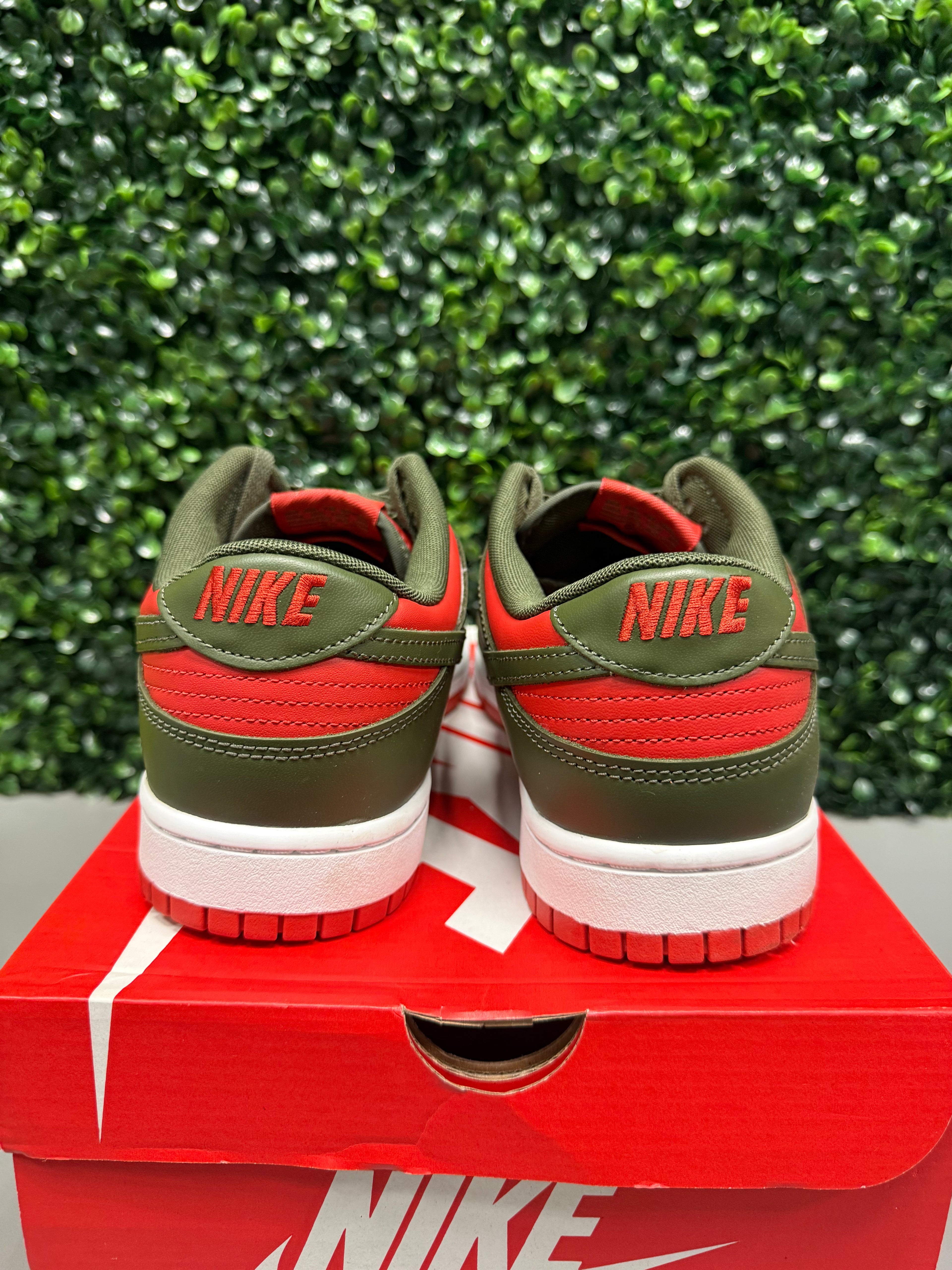 Nike Dunk Low "Red Cargo Khaki" Size 11 Preowned