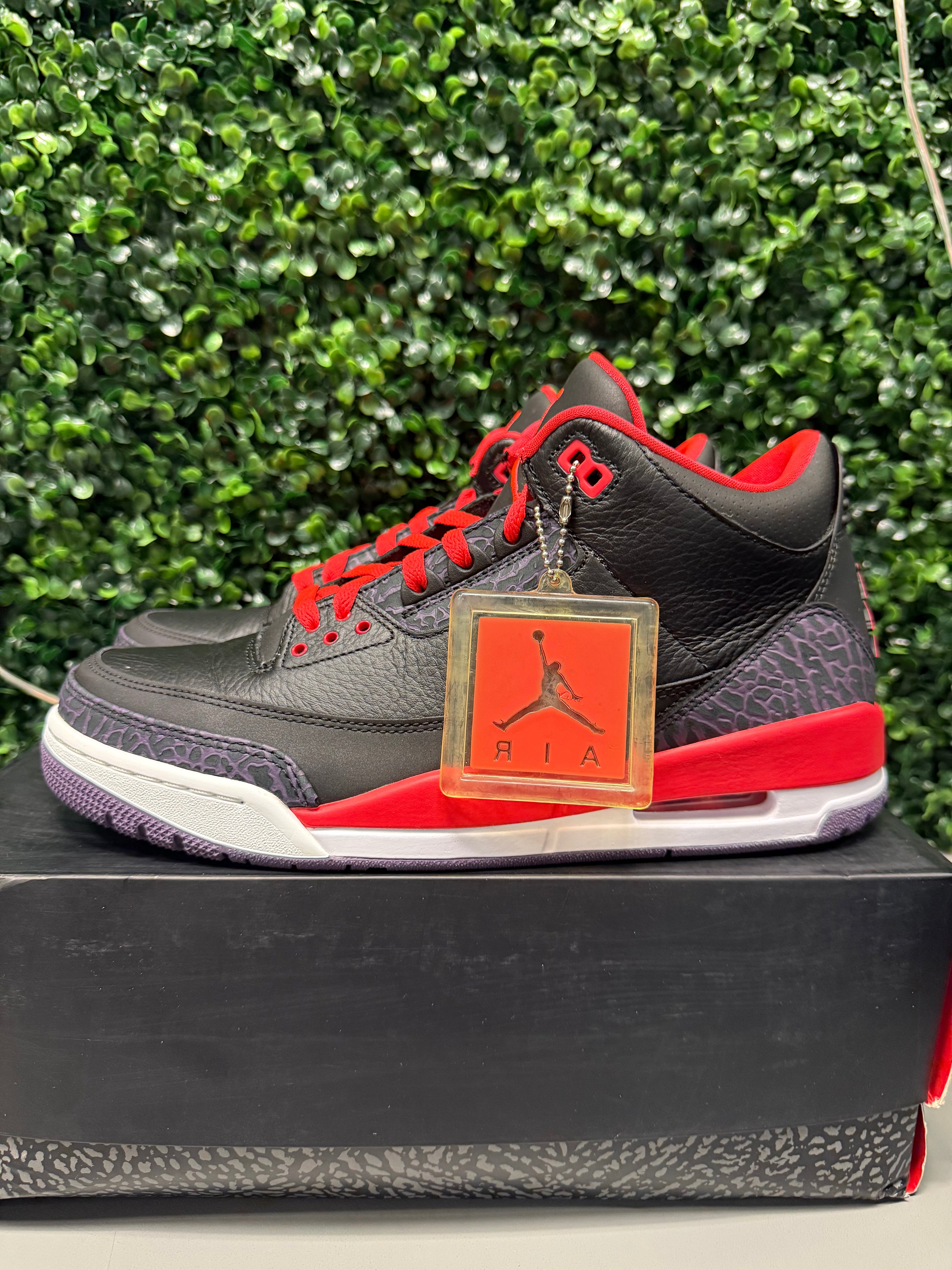 Jordan 3 "Crimson" Size 10 Preowned