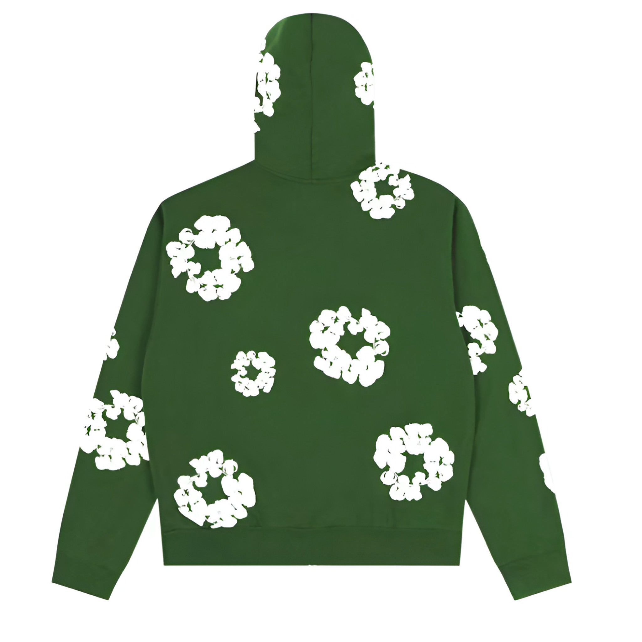 Denim Tears Cotton Wreath Hoodie "Green" Zip Up