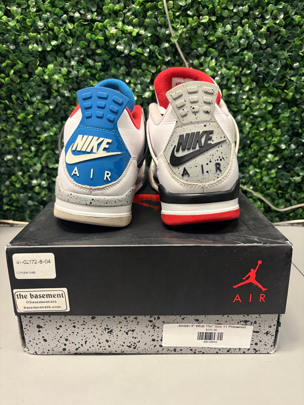 Jordan 4 Retro "What The" Size 11 Preowned