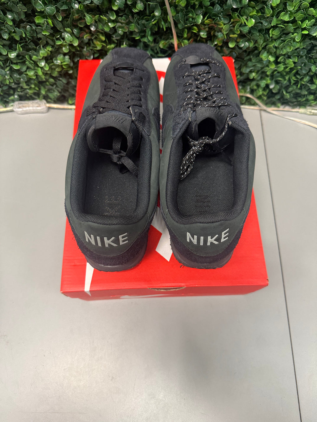 Nike Cortez PRM "Great Outdoors Triple Black" Size 13W / 11.5M Preowned
