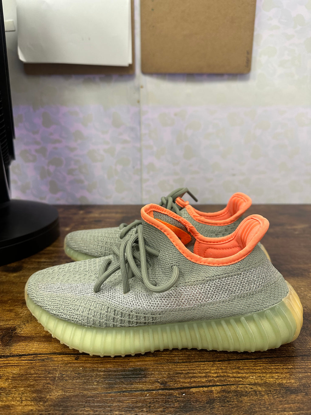 Yeezy 350 “Desert Sage” Preowned Sz 4.5Y No Box