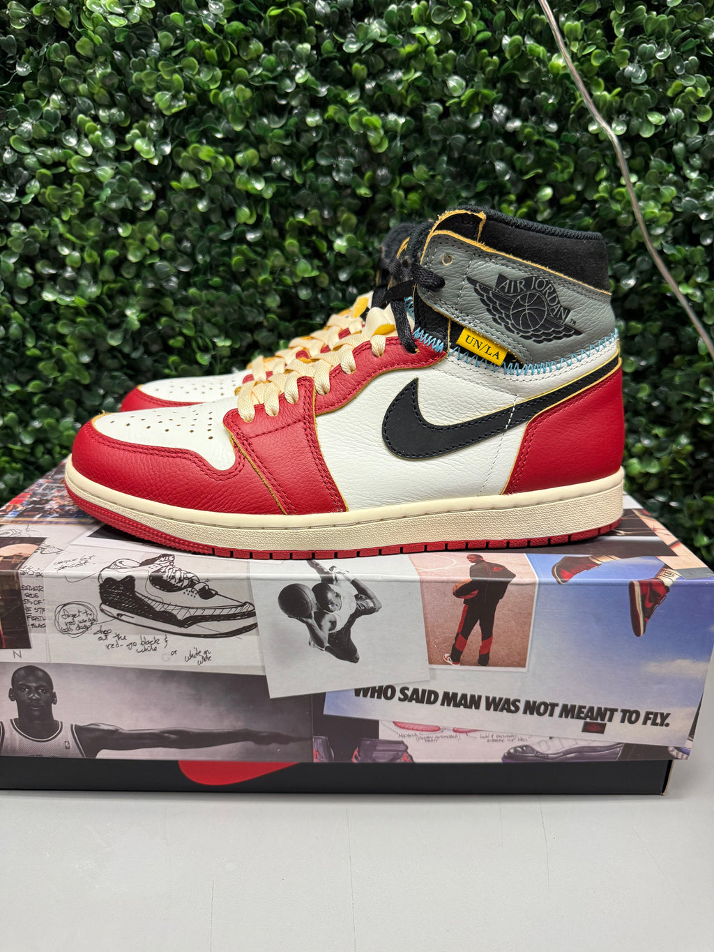 Jordan 1 High X Union "Chicago Shadow" Size 8.5 Preowned