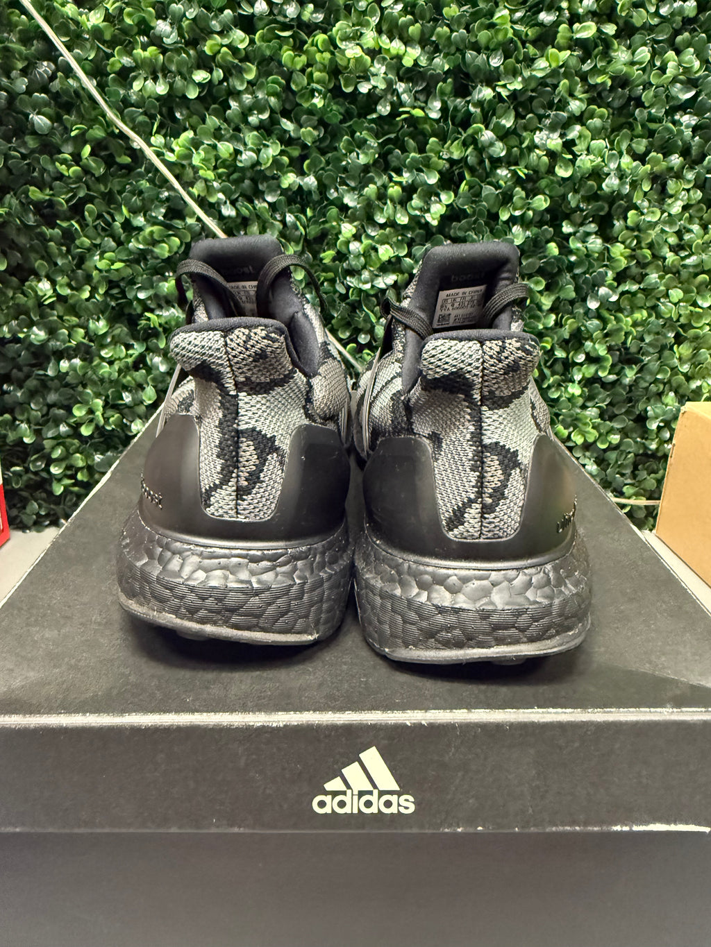 Adidas Ultra Boost 4.0 Bape "Camo Black" Size 9.5 Preowned