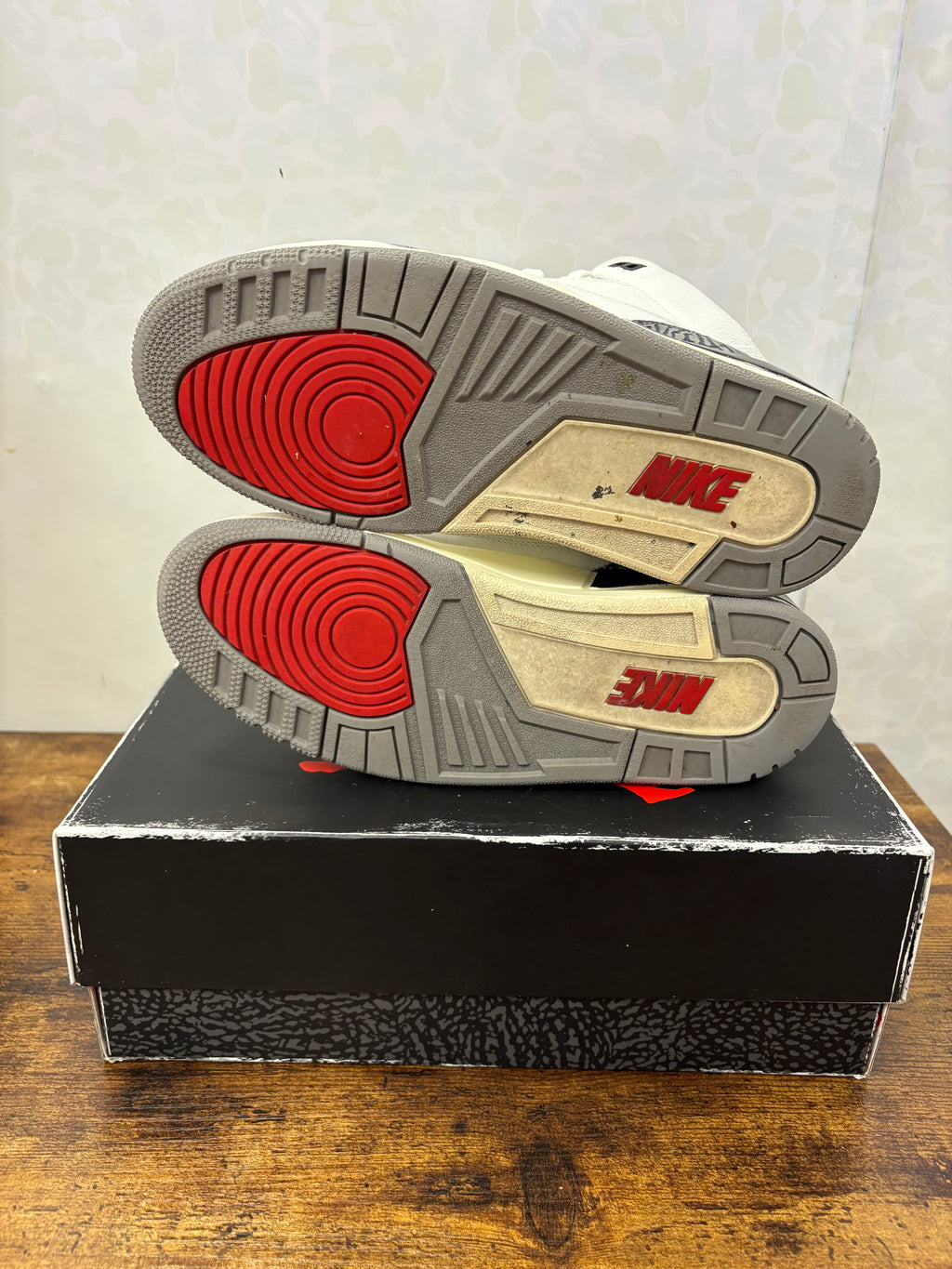 Air Jordan 3 “White Cement” Preowned Size 9.5M