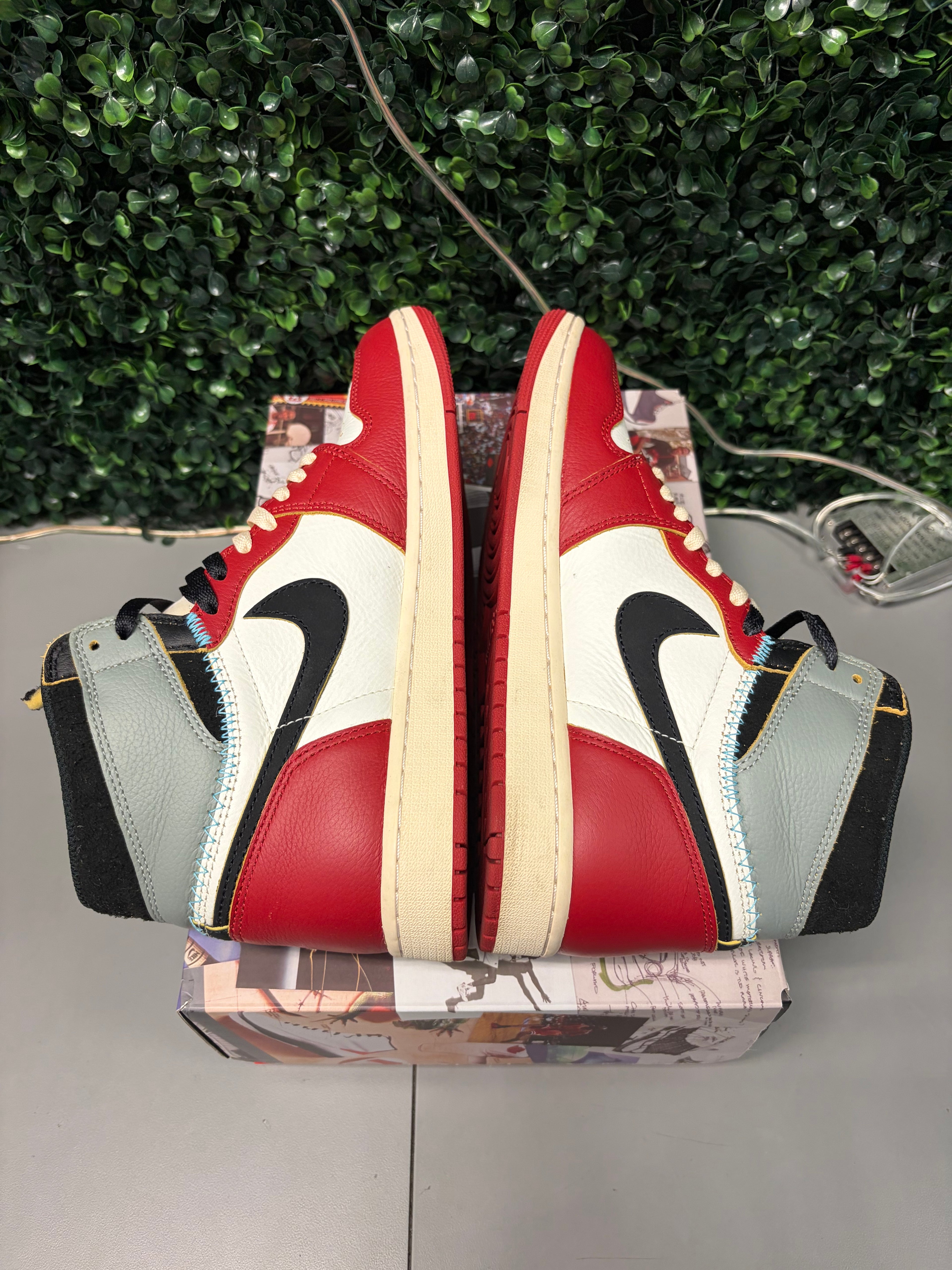 Jordan 1 Retro High X Union LA "Chicago Shadow" Size 9.5 Preowned